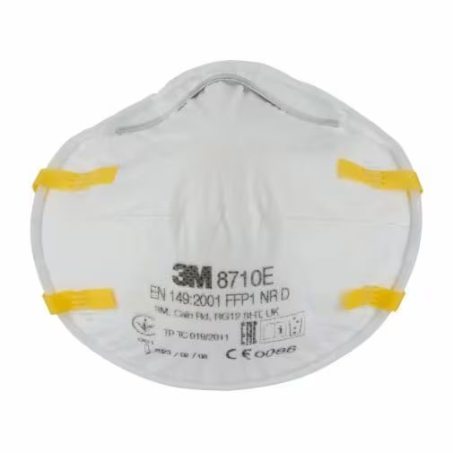 3m-8710e 3M 8000 Series Disposable Face Mask for General Purpose Protection, FFP1 NR D 20 Per Pack per Package