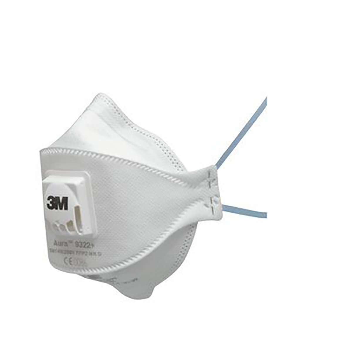3M Aura™ 9300+ Series Disposable Respirator for General Purpose Protection, FFP2 10 Per Pack per Package