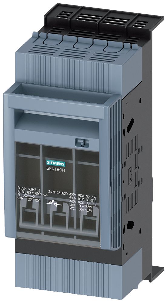 Siemens Fuse Switch Disconnector, 3-Pole, 160A