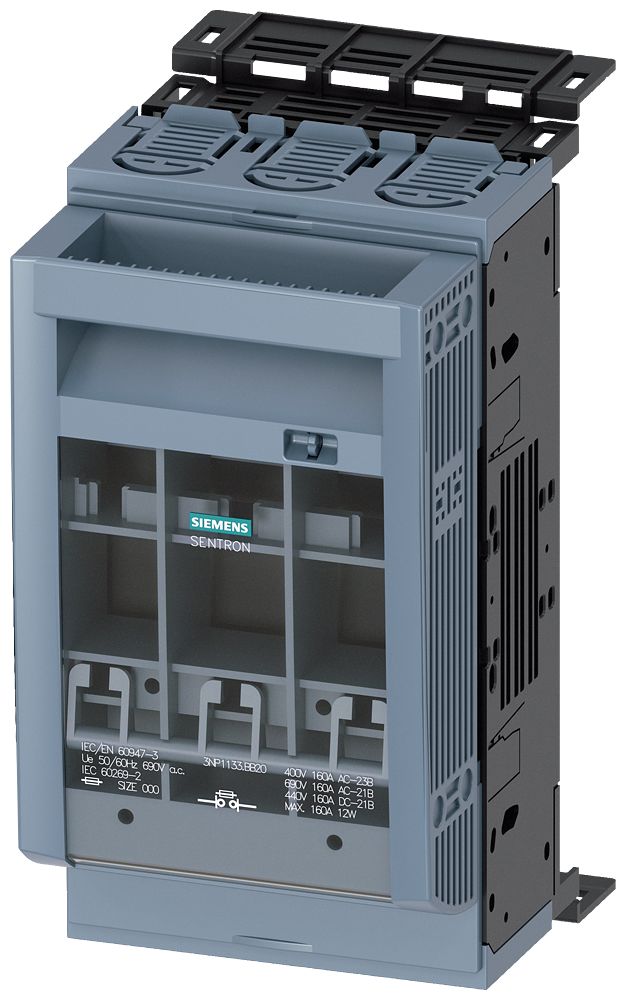 Siemens Fuse Switch Disconnector, 3-Pole, 160A
