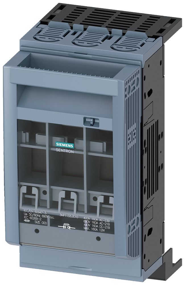 Siemens Fuse Switch Disconnector, 3-Pole, 160A