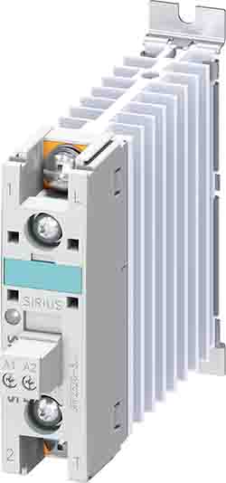 Siemens 3RF2 Series Solid State Relay, 20 A Load, DIN Rail Mount, 460 V Load, 24V Control