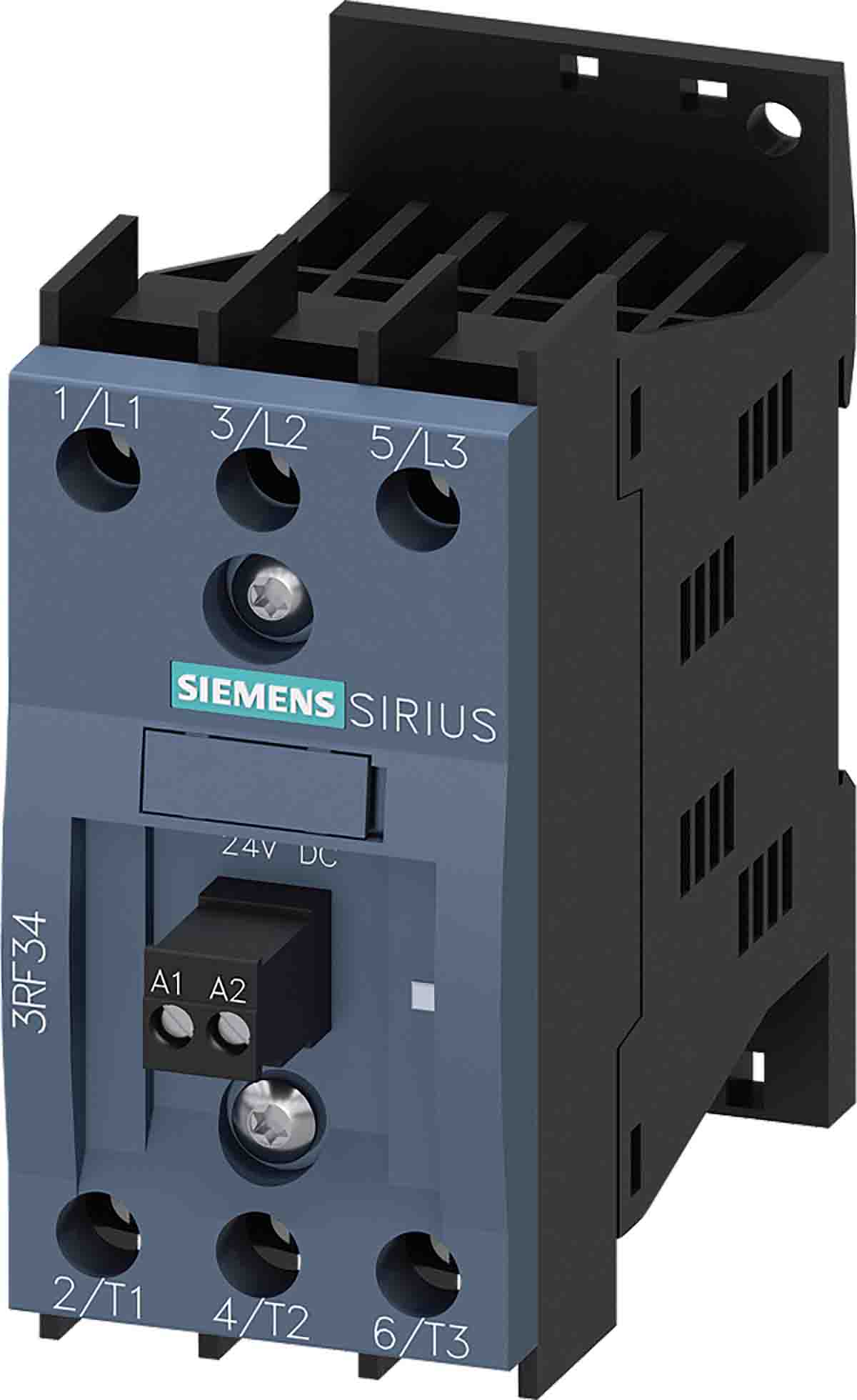 Siemens SIRIUS 3RF2 Series Solid State Relay, 5.2 A Load, DIN Rail Mount, 24 V Load, 480V Control