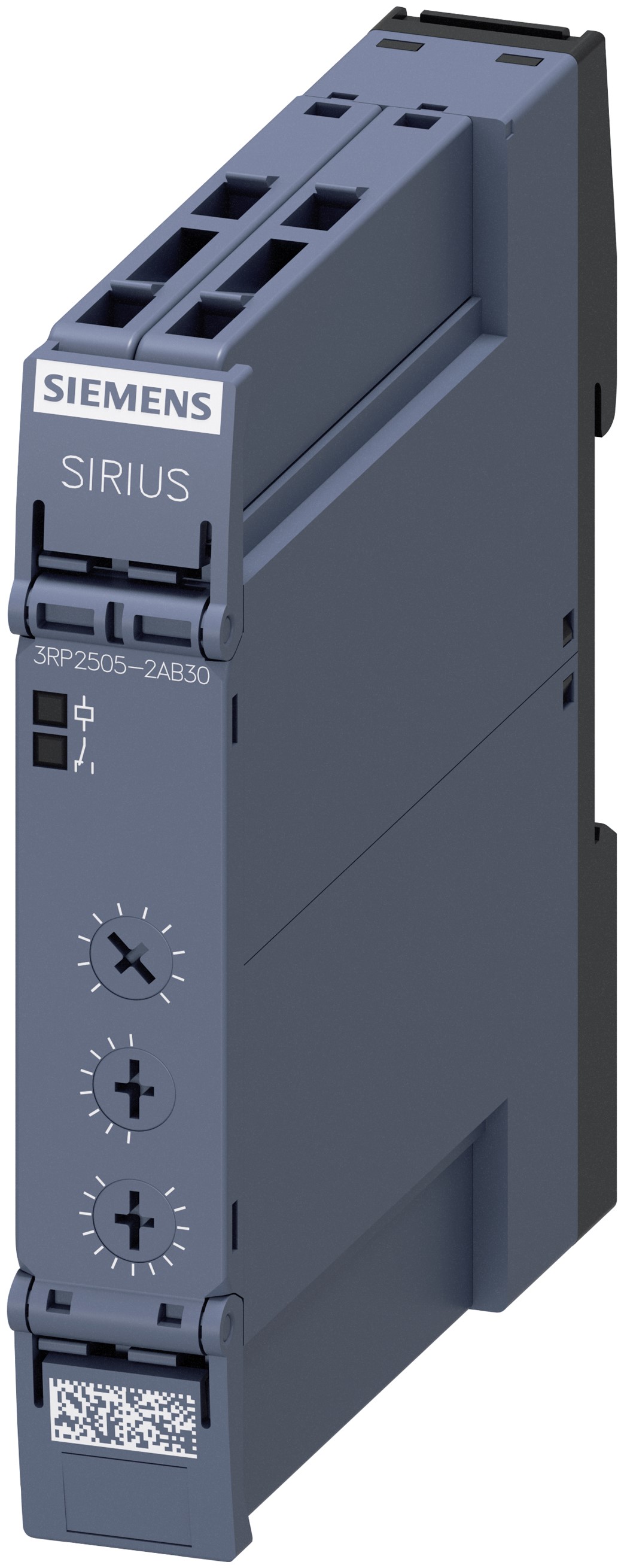 Siemens 3RP25 Series DIN Rail Timer Relay, 1-Contact, 24 V dc 24V ac, 0.05 s to 100 h, Multifunction-Function, SPDT