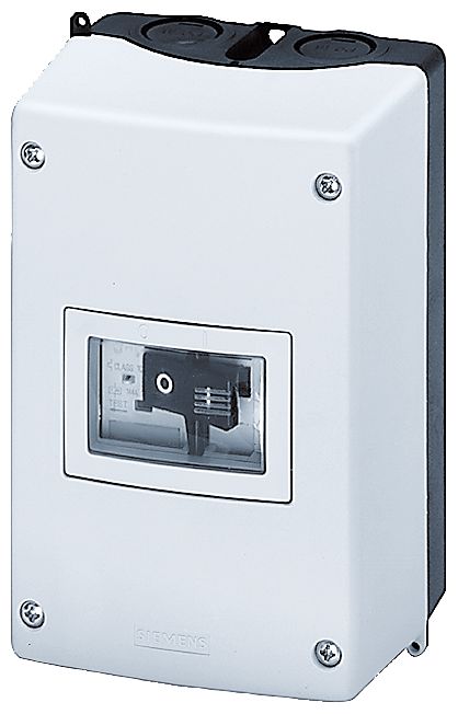 Siemens Moulded Plastic, Cast Aluminium Consumer Unit, REACH, WEEE (0119EU), UKCA, CE, RoHS, EAC IP55, IP20 3RV1913