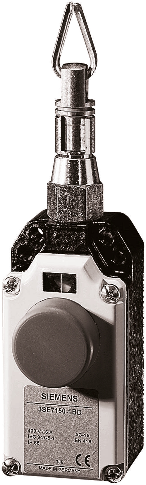 Siemens 3SE7 Rope Pull Switch 164.5 mm, Straight, 2 NC