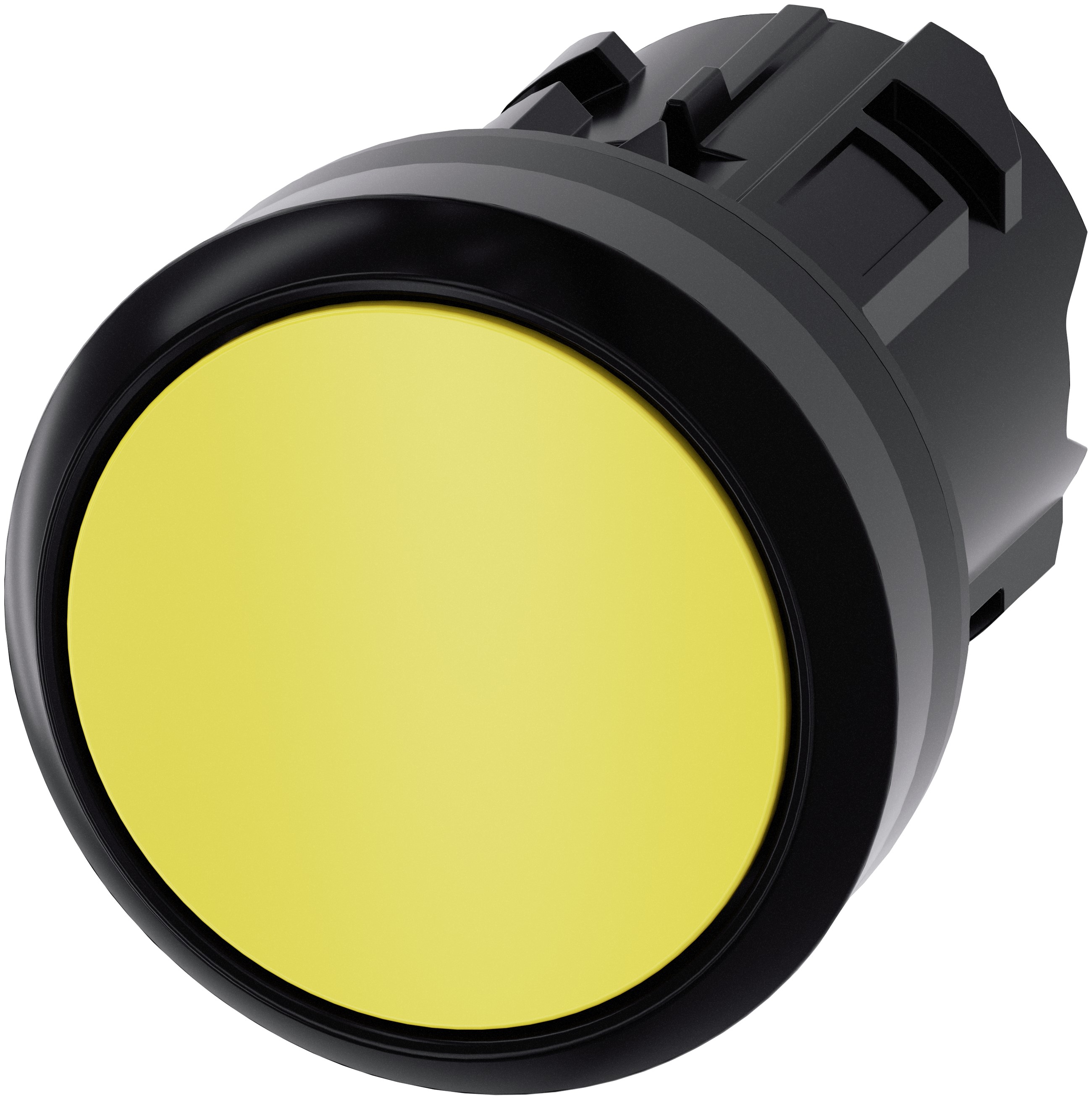 Siemens SIRIUS ACT Series Yellow Latching Push Button Switch, 22 mm Cutout, IP69K, IP67, IP66