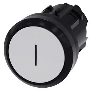 Siemens SIRIUS ACT Series White Momentary Push Button Switch, 22 mm Cutout, IP69K, IP67, IP66