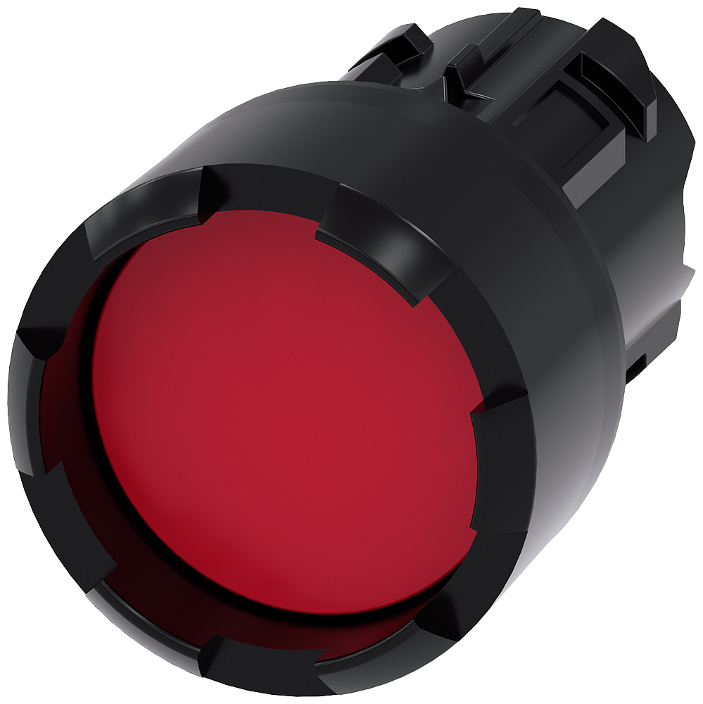 Siemens SIRIUS ACT Series Red Momentary Push Button Head, 22 mm Cutout, IP66, IP67, IP69K