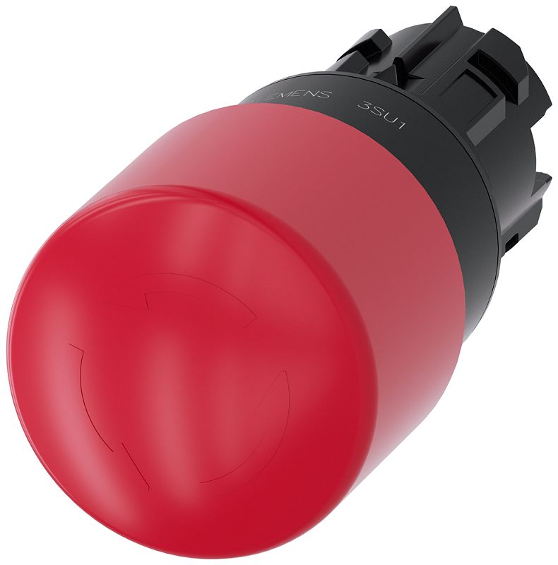Siemens SIRIUS ACT 3SU10 Series, Twist Release, Emergency Stop Push Button Head 33.8 mm Diameter