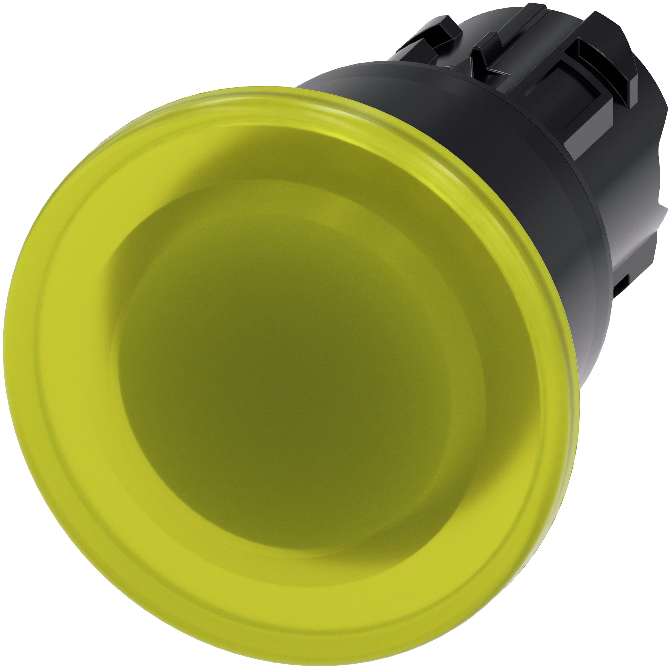 Siemens SIRIUS ACT Series Yellow Latching Push Button Head, 22 mm Cutout, IP67, IP66, IP69K