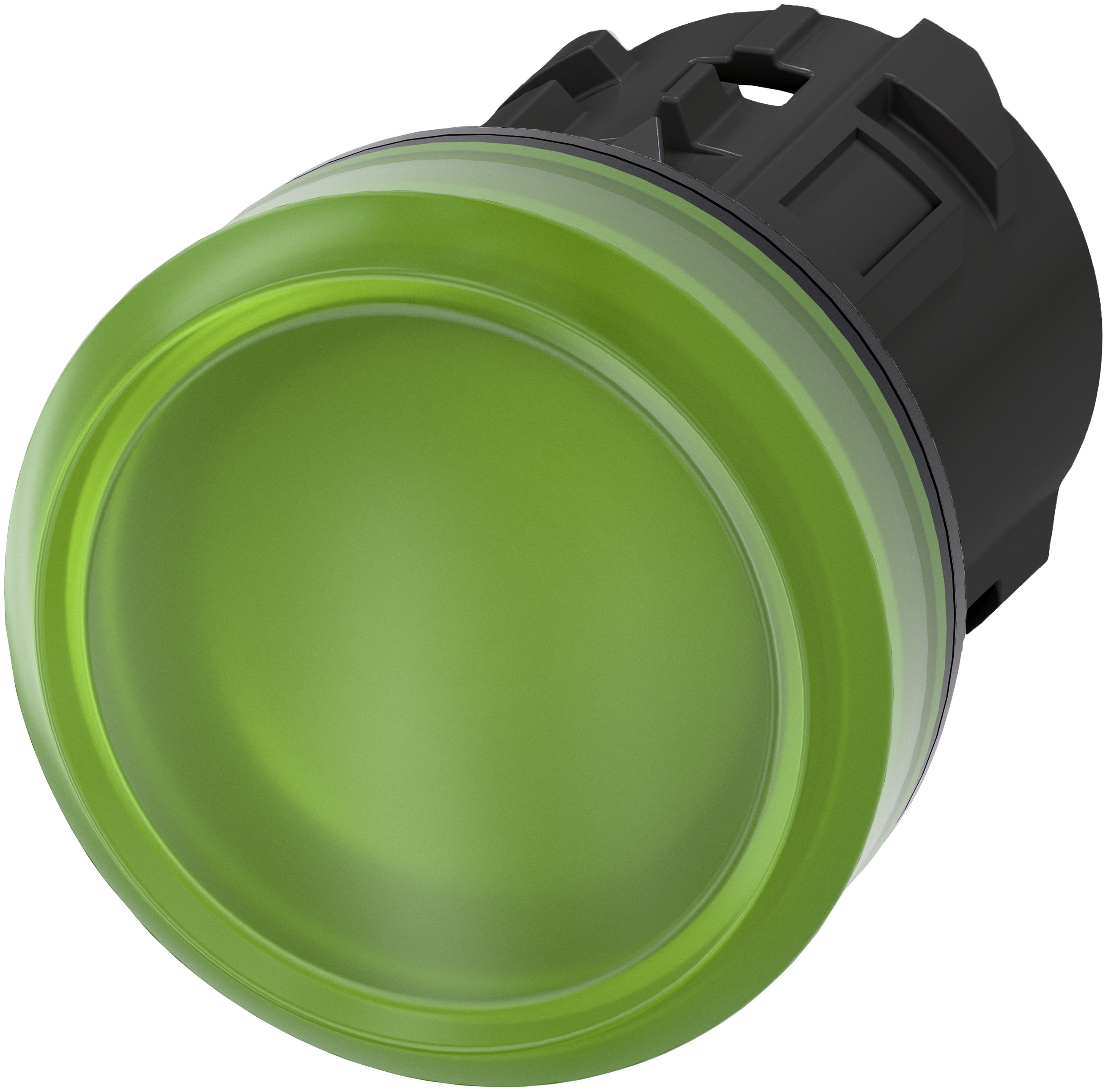 Siemens Green Pilot Light Head, 22 mm Cutout SIRIUS ACT 3SU10 Series