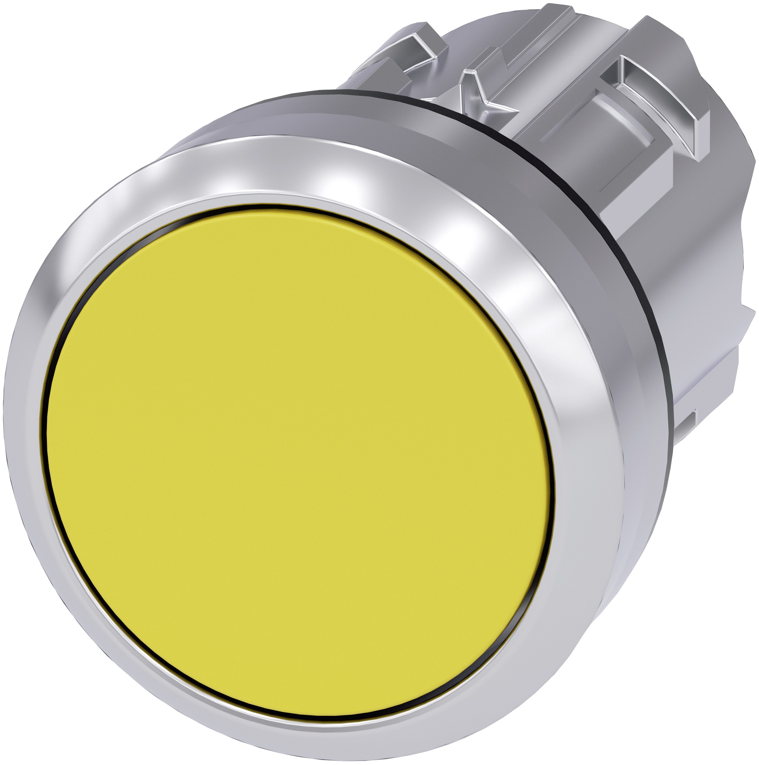 Siemens SIRIUS ACT Series Yellow Latching Push Button Switch, 22 mm Cutout, IP66, IP67, IP69K