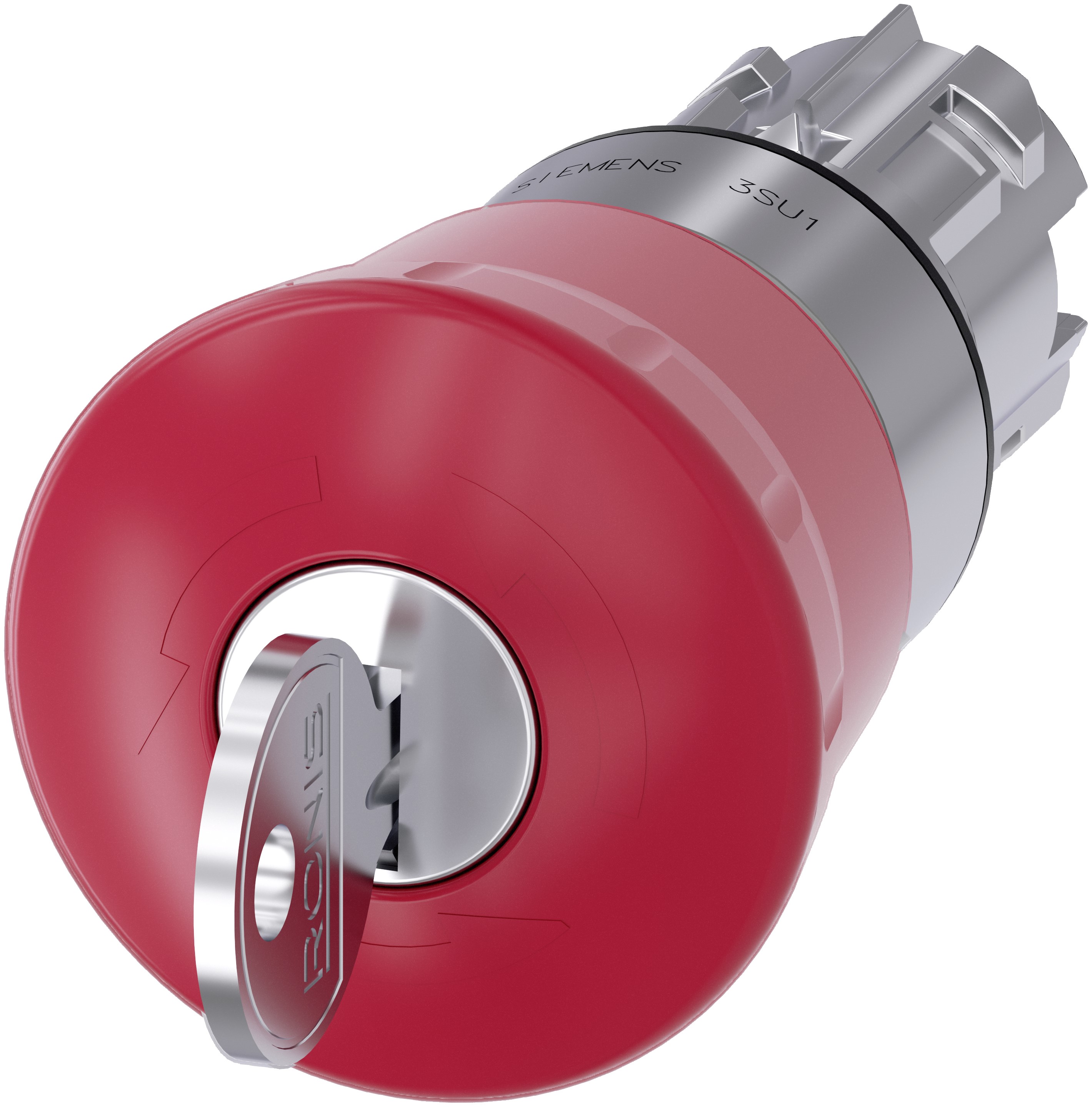 Siemens SIRIUS ACT 3SU10 Series, Key Release, Emergency Stop Push Button Head 40 mm Diameter