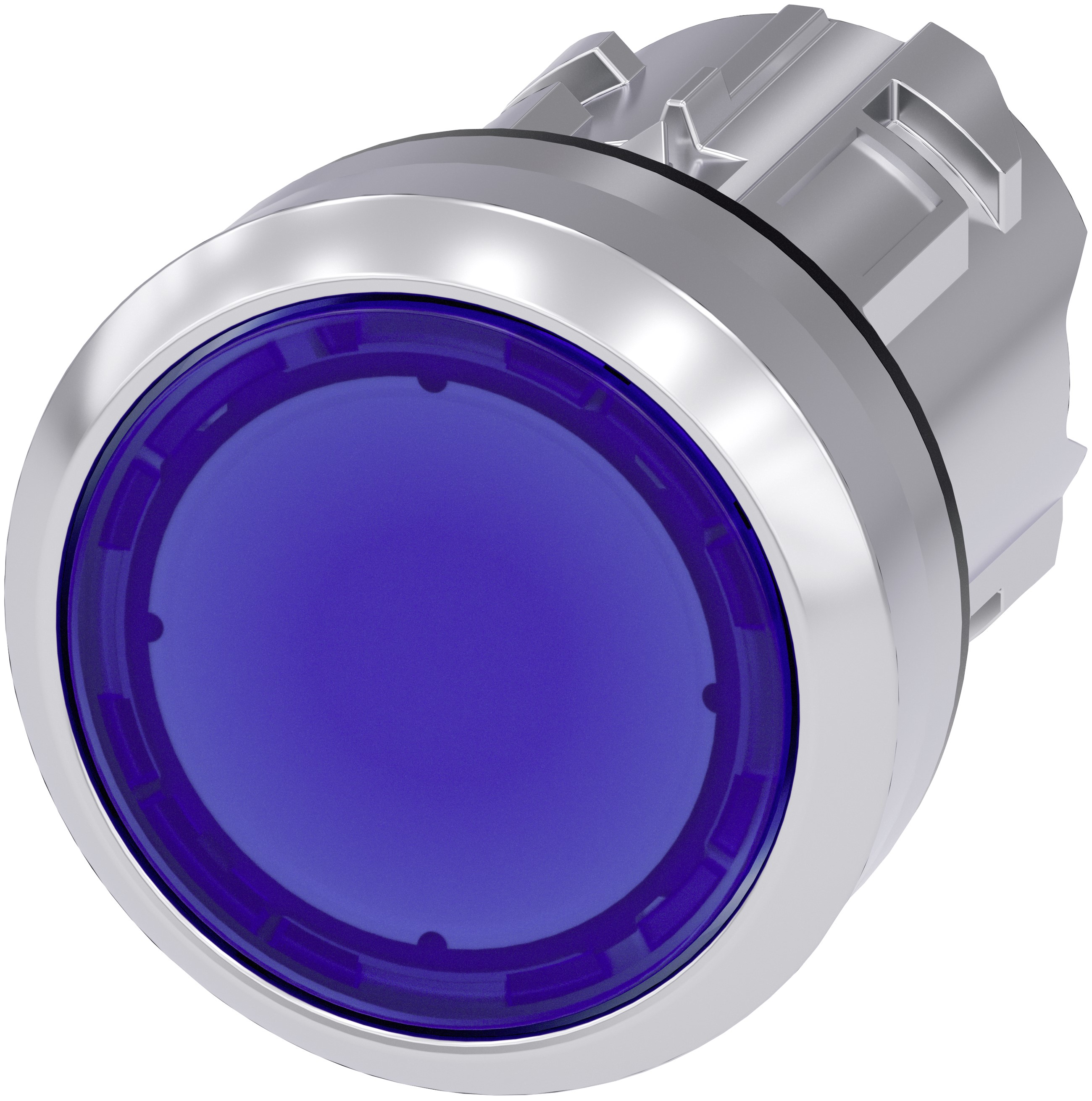 Siemens SIRIUS ACT Series Blue Latching Push Button Switch, 22 mm Cutout, IP66, IP67, IP69K