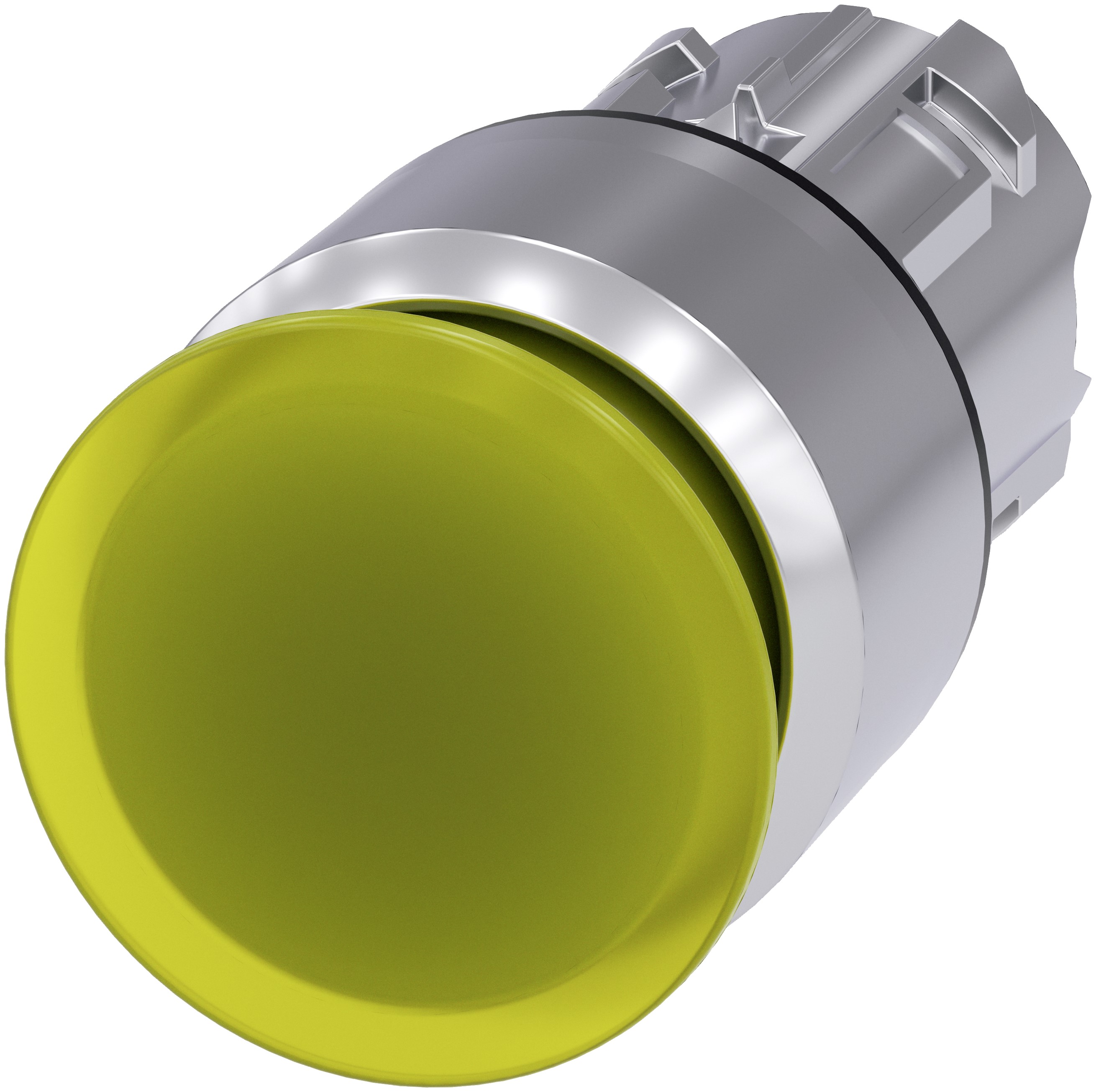 Siemens SIRIUS ACT Series Yellow Latching Push Button Head, 22 mm Cutout, IP69K, IP67, IP66