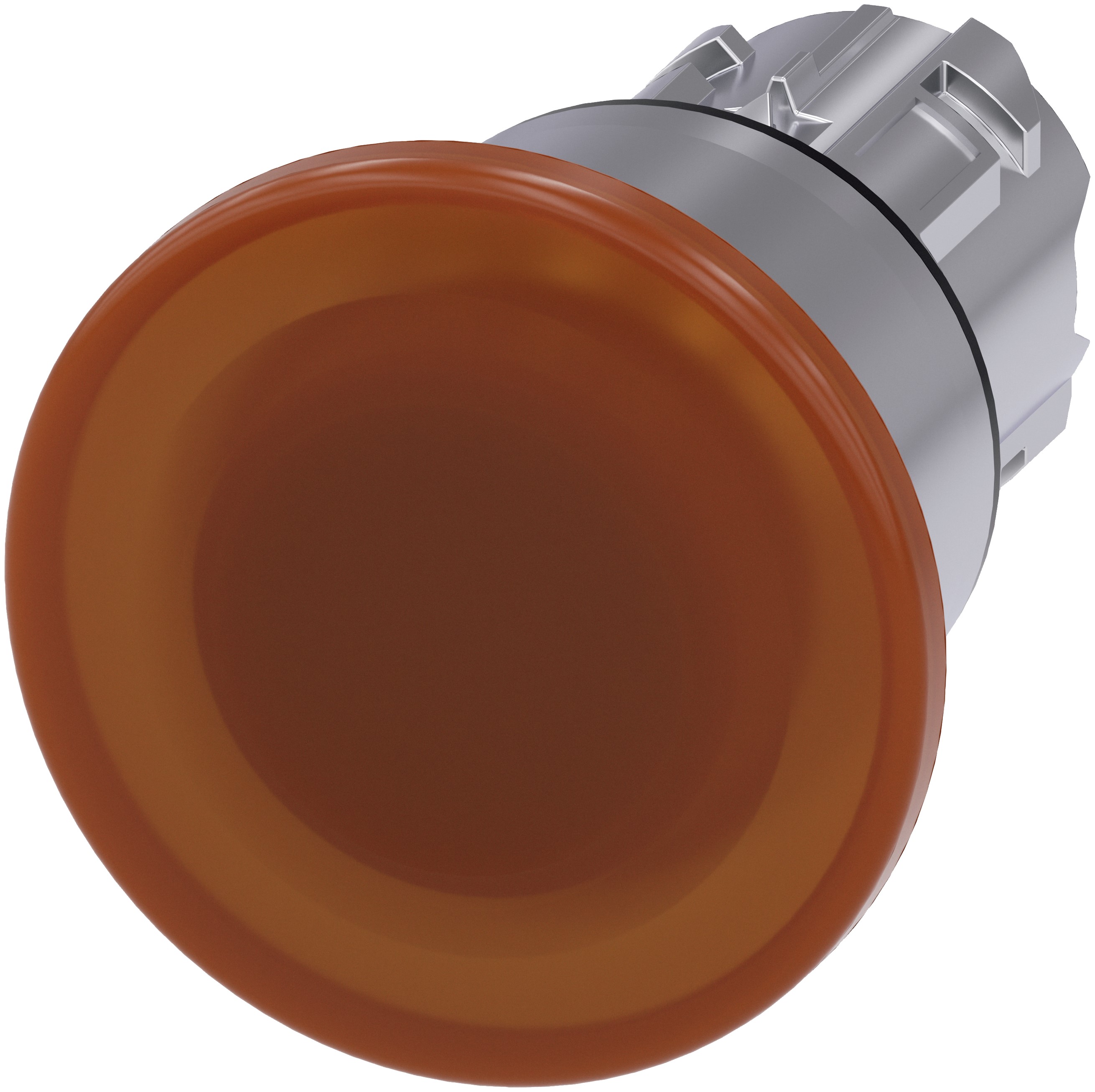 Siemens SIRIUS ACT Series Amber Latching Push Button Head, 22 mm Cutout, IP67, IP69K, IP66