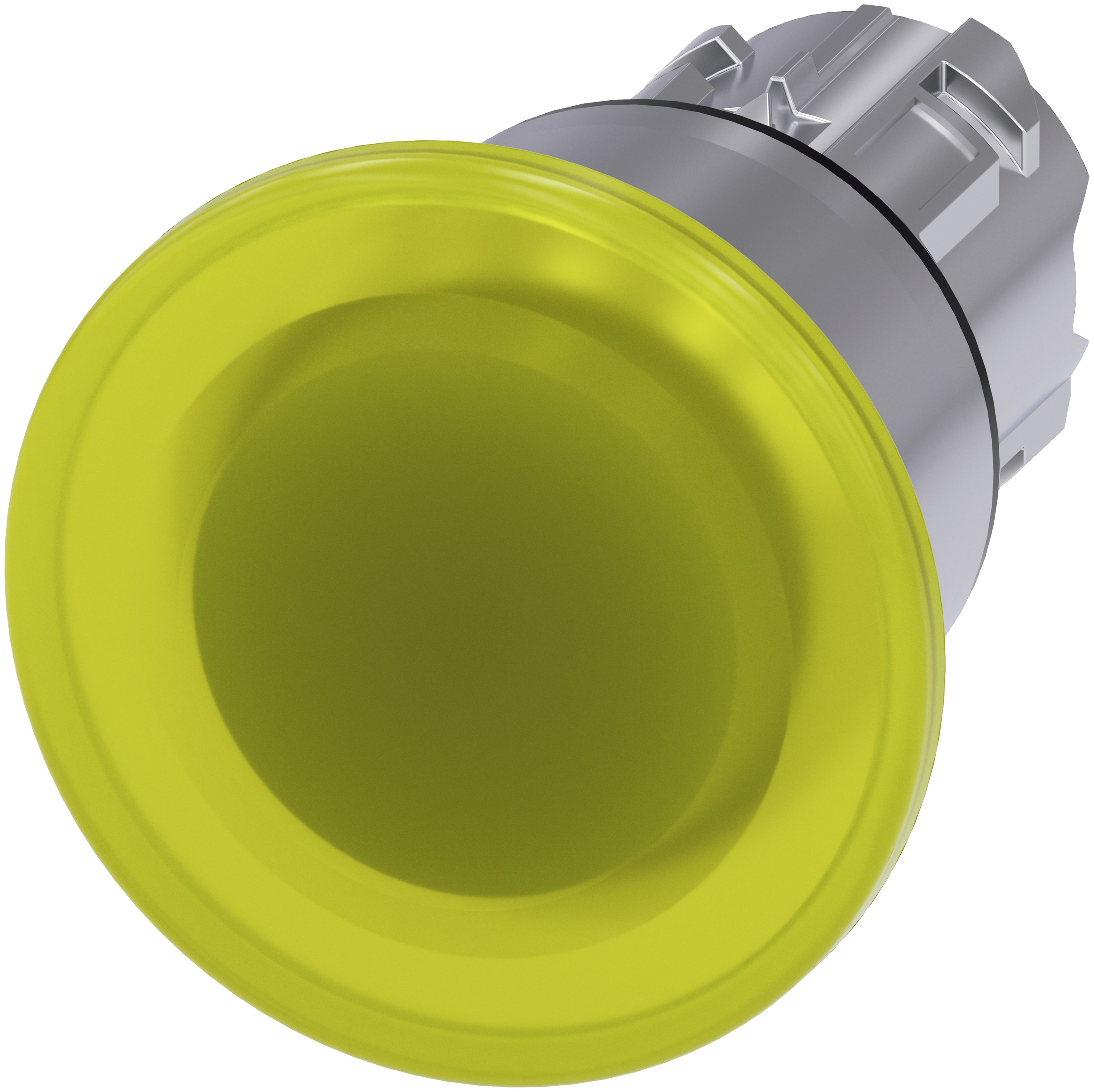 Siemens SIRIUS ACT Series Yellow Latching Push Button Head, 22 mm Cutout, IP66, IP67, IP69K