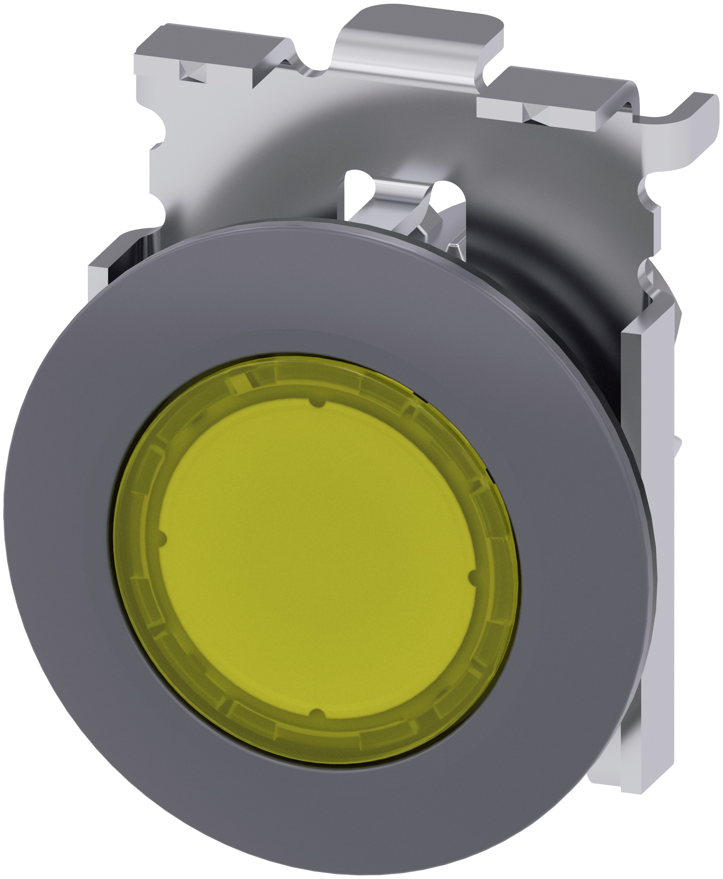 Siemens SIRIUS ACT Series Yellow Latching Push Button Head, 30 mm Cutout, IP69K, IP67, IP66