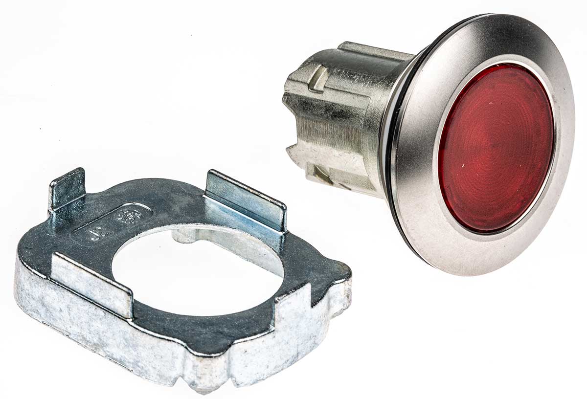 Siemens Red Pilot Light, 30 mm Cutout SIRIUS ACT 3SU10 Series