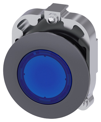 Siemens Blue Pilot Light, 30 mm Cutout SIRIUS ACT 3SU10 Series