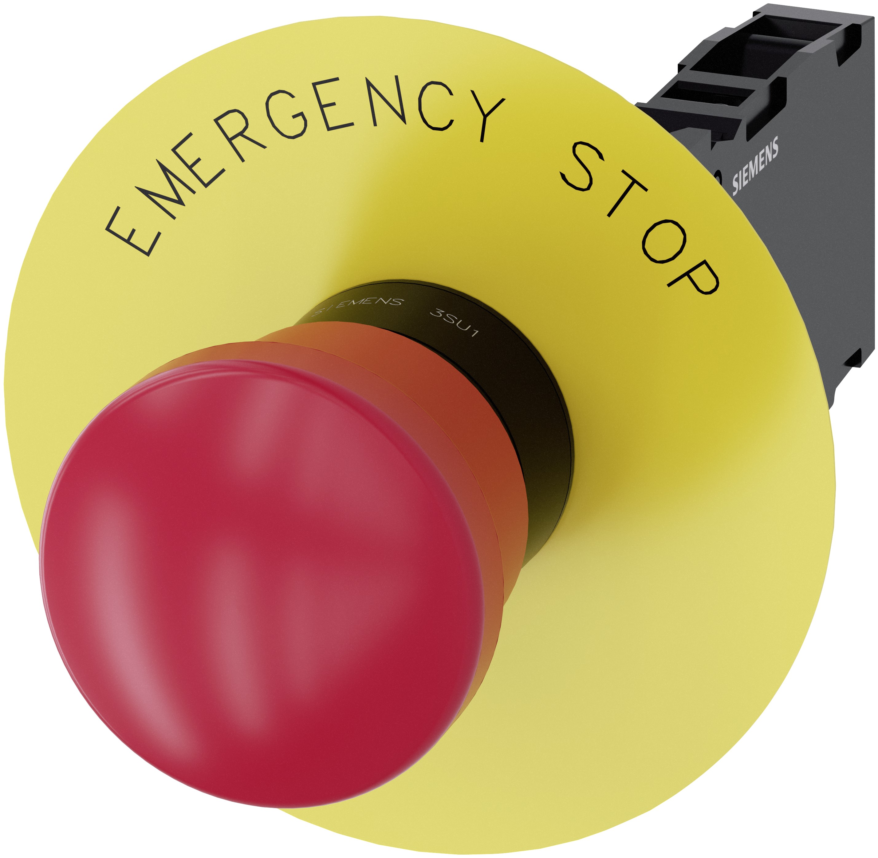 Siemens SIRIUS ACT 3SU11 Series Pull Release Emergency Stop Push Button, Panel Mount, 22 mm Cutout, SPDT, IP67, IP66,