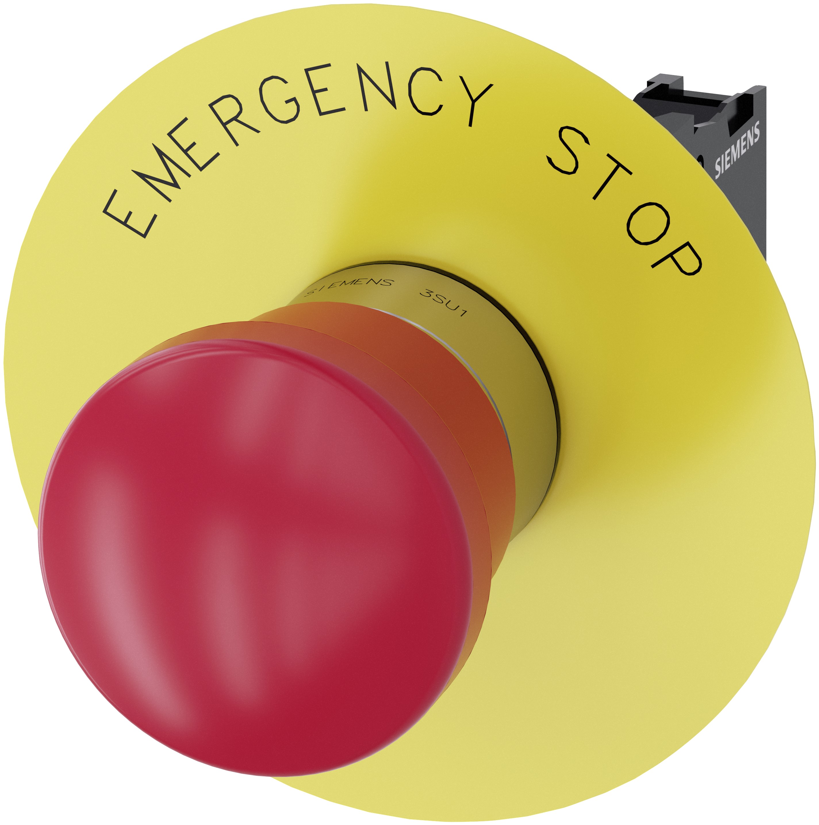 Siemens SIRIUS ACT 3SU11 Series Pull Release Emergency Stop Push Button, Panel Mount, 22 mm Cutout, 1 NC, IP69, IP67,