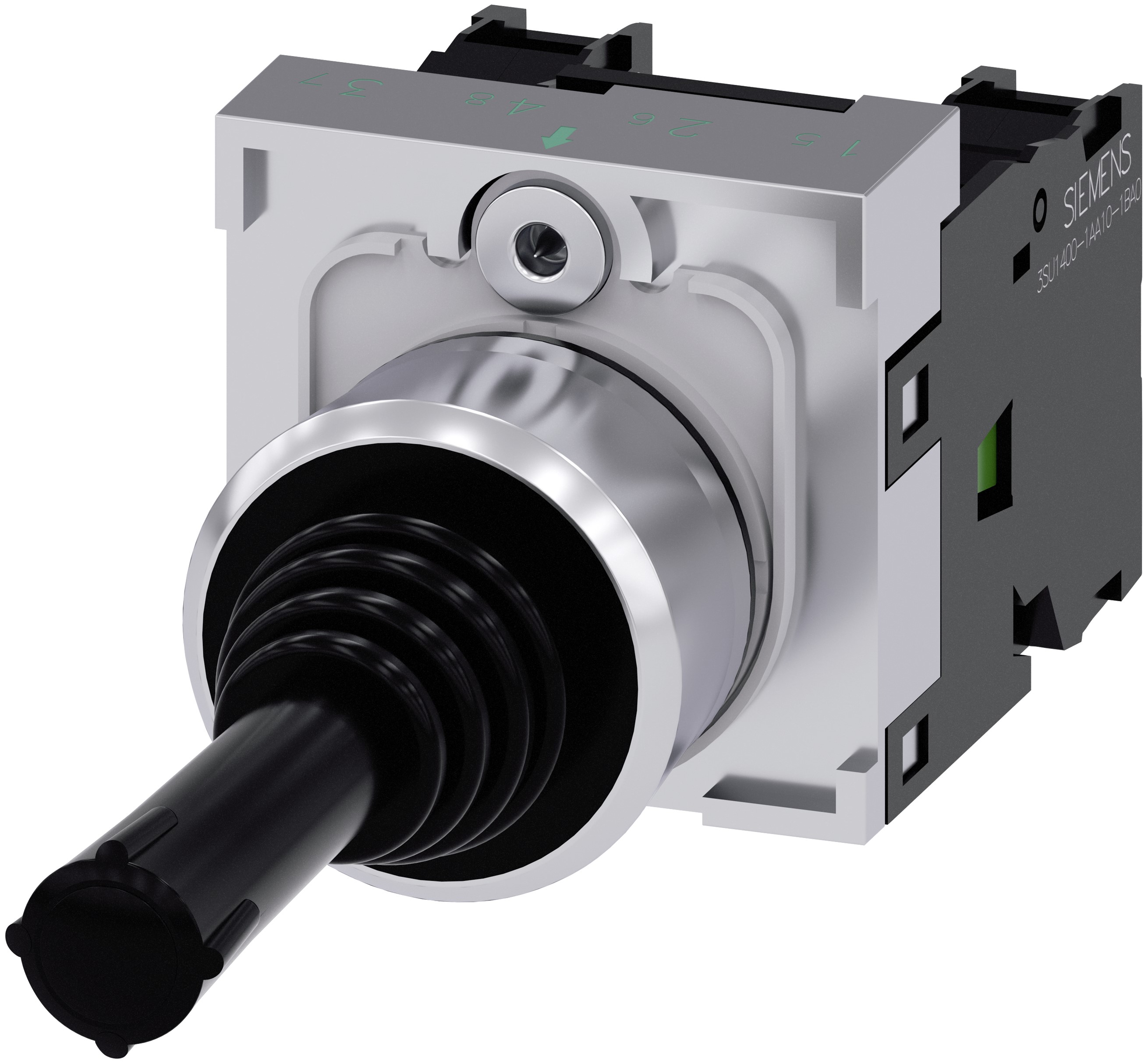 Siemens 2-Axis Joystick Round Momentary, IP20, IP67, IP65, 500 V ac, 10A