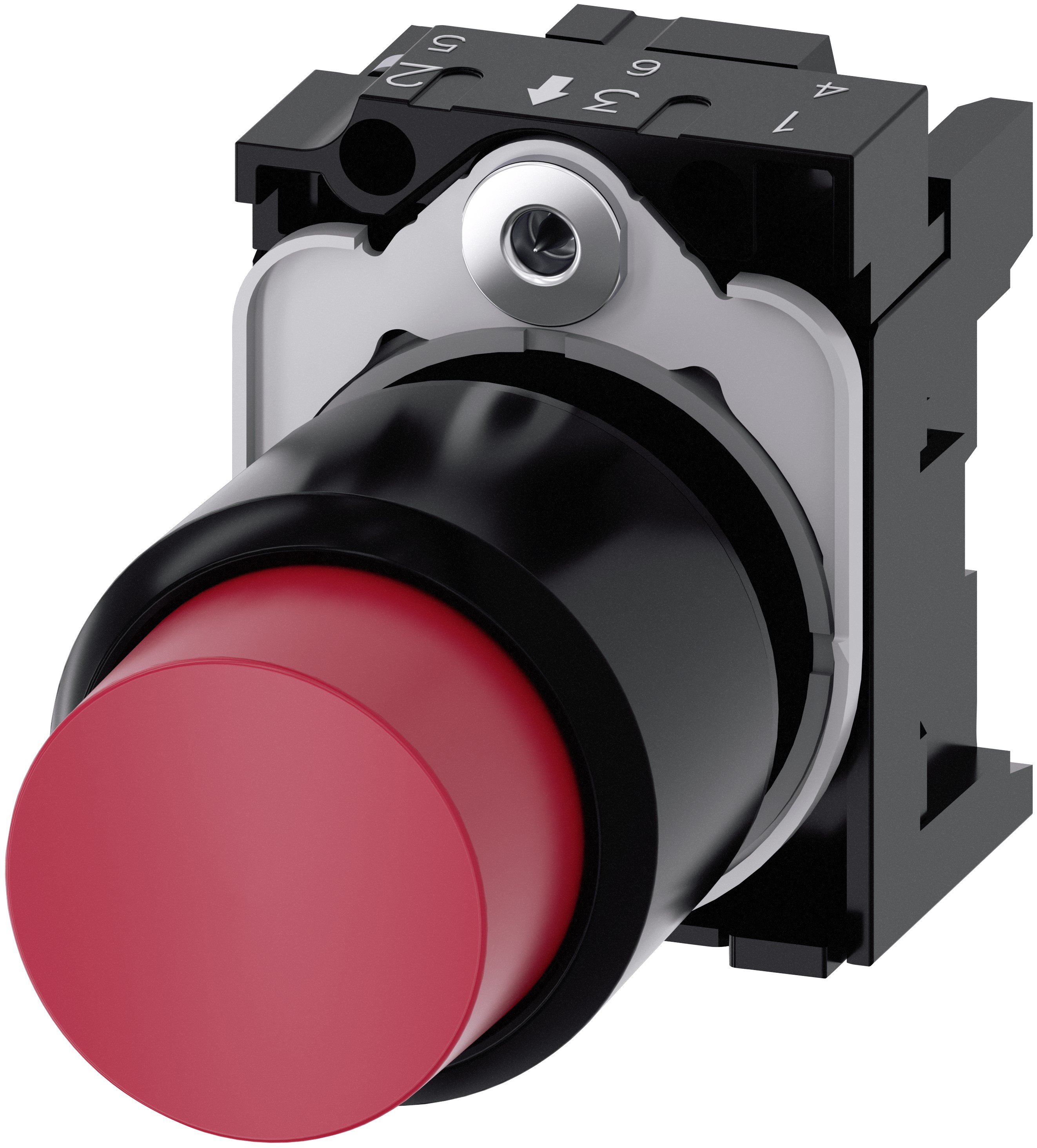 Siemens SIRIUS ACT Series Red Momentary Push Button Switch, 22 mm Cutout, IP69K, IP66, IP67