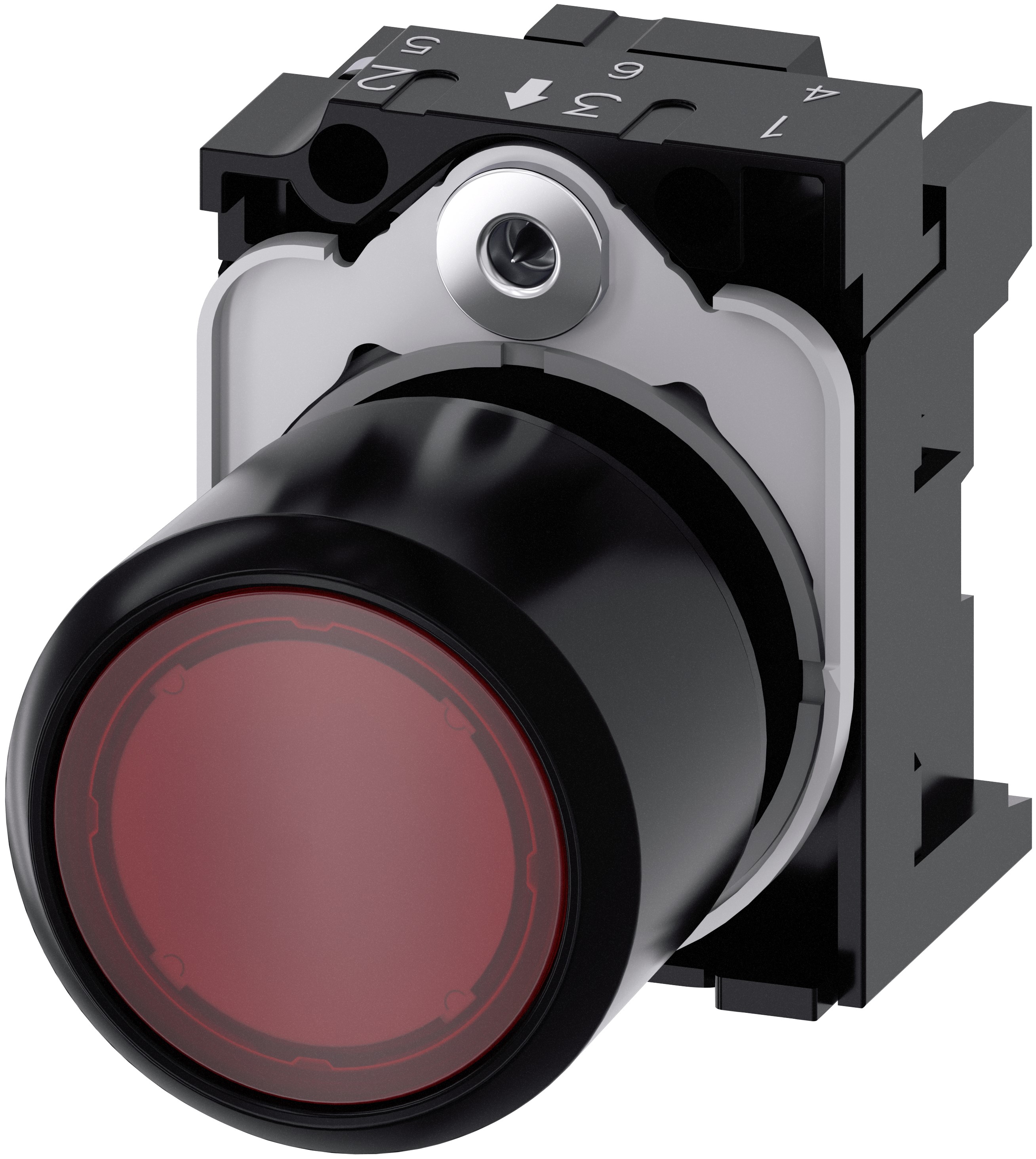 Siemens SIRIUS ACT Series Red Momentary Push Button Head, 22 mm Cutout, IP69K, IP67, IP66