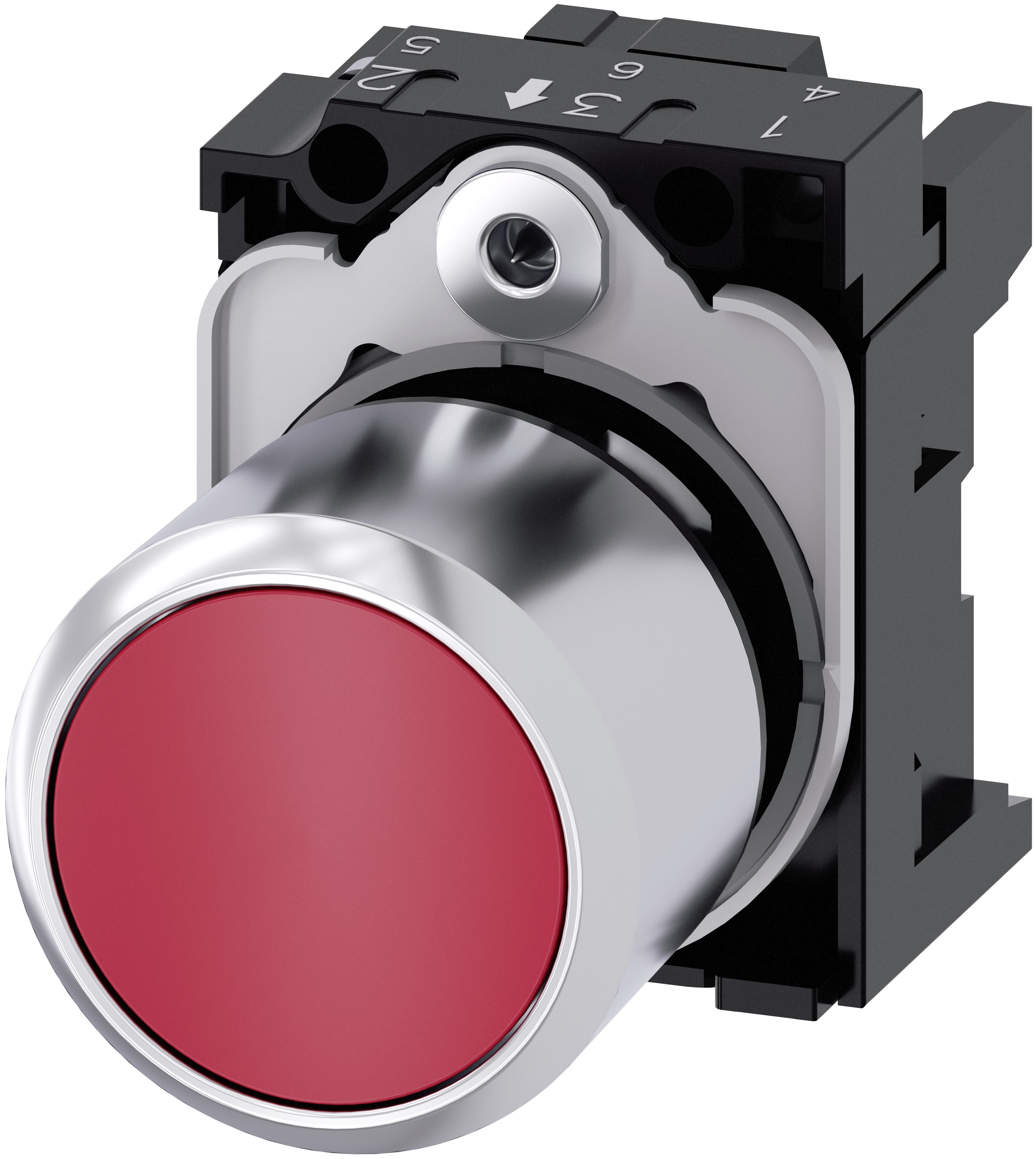 Siemens SIRIUS ACT Series Red Momentary Push Button Switch, 22 mm Cutout, IP66, IP67, IP69K