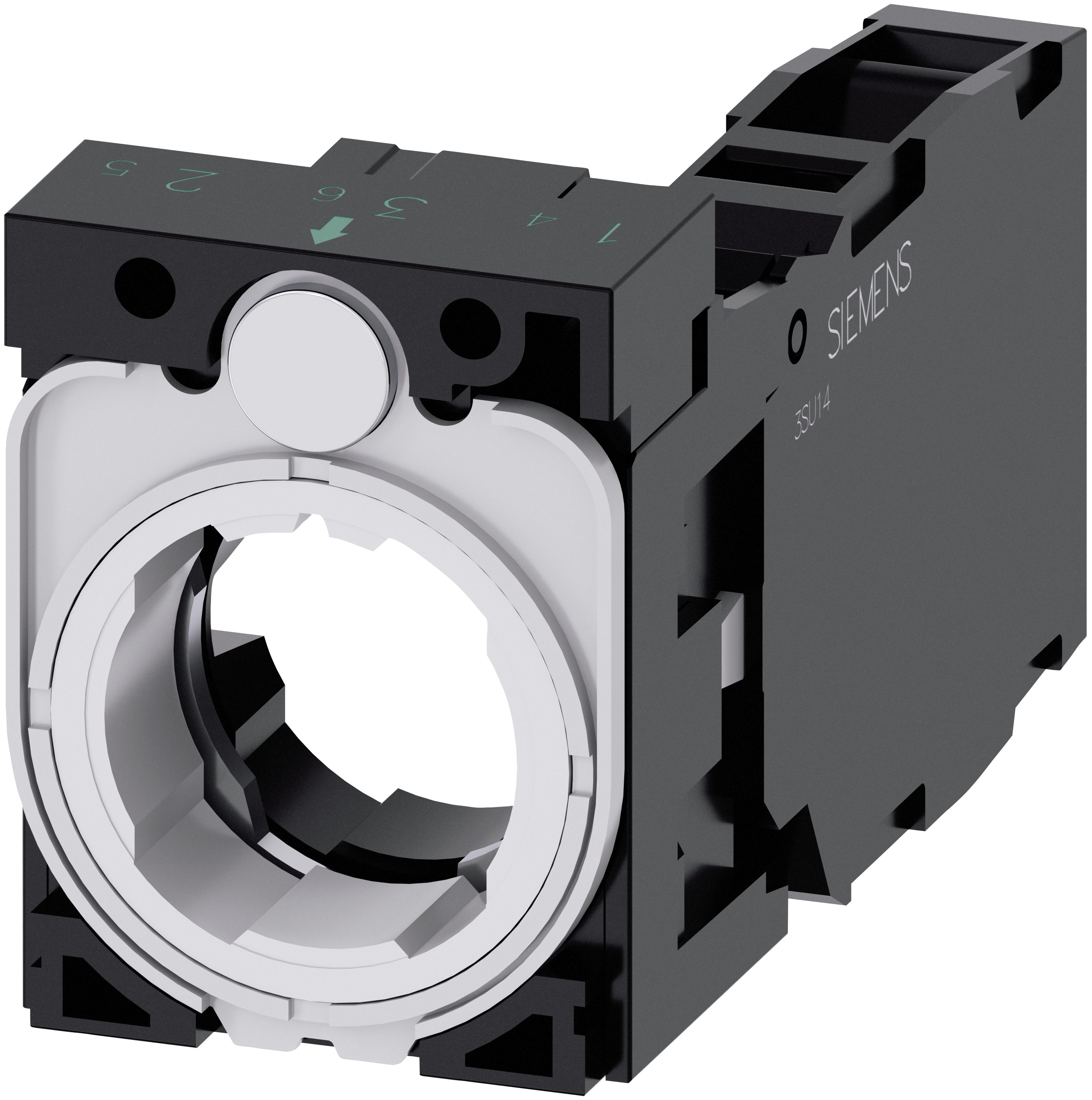 Siemens SIRIUS ACT 3SU15 Series Contact Block, 5V, 500 V, 1 NO/1 NC