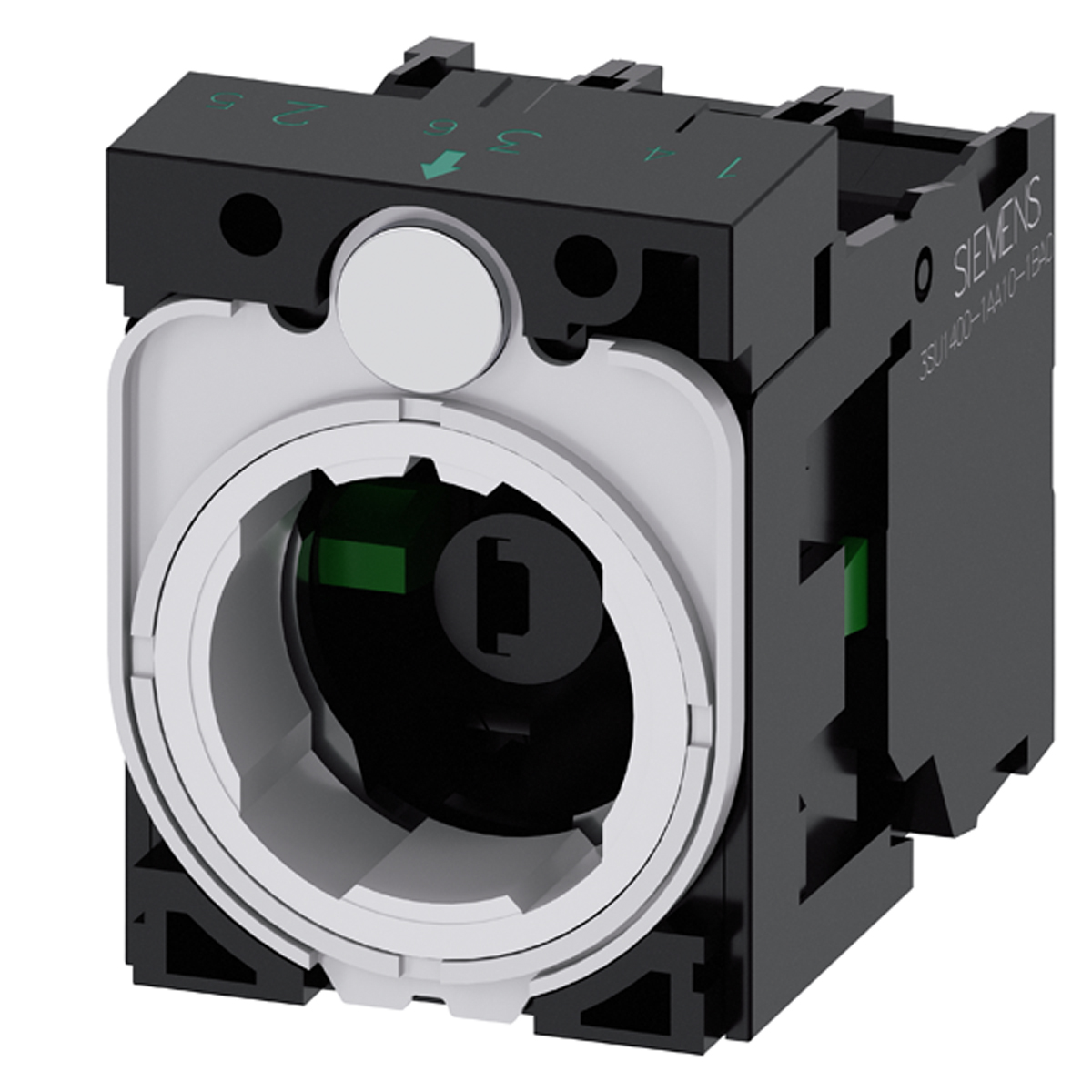 Siemens SIRIUS ACT 3SU15 Series Contact & Light Block, 24V ac/dc, Red Light, 1 NO/1 NC
