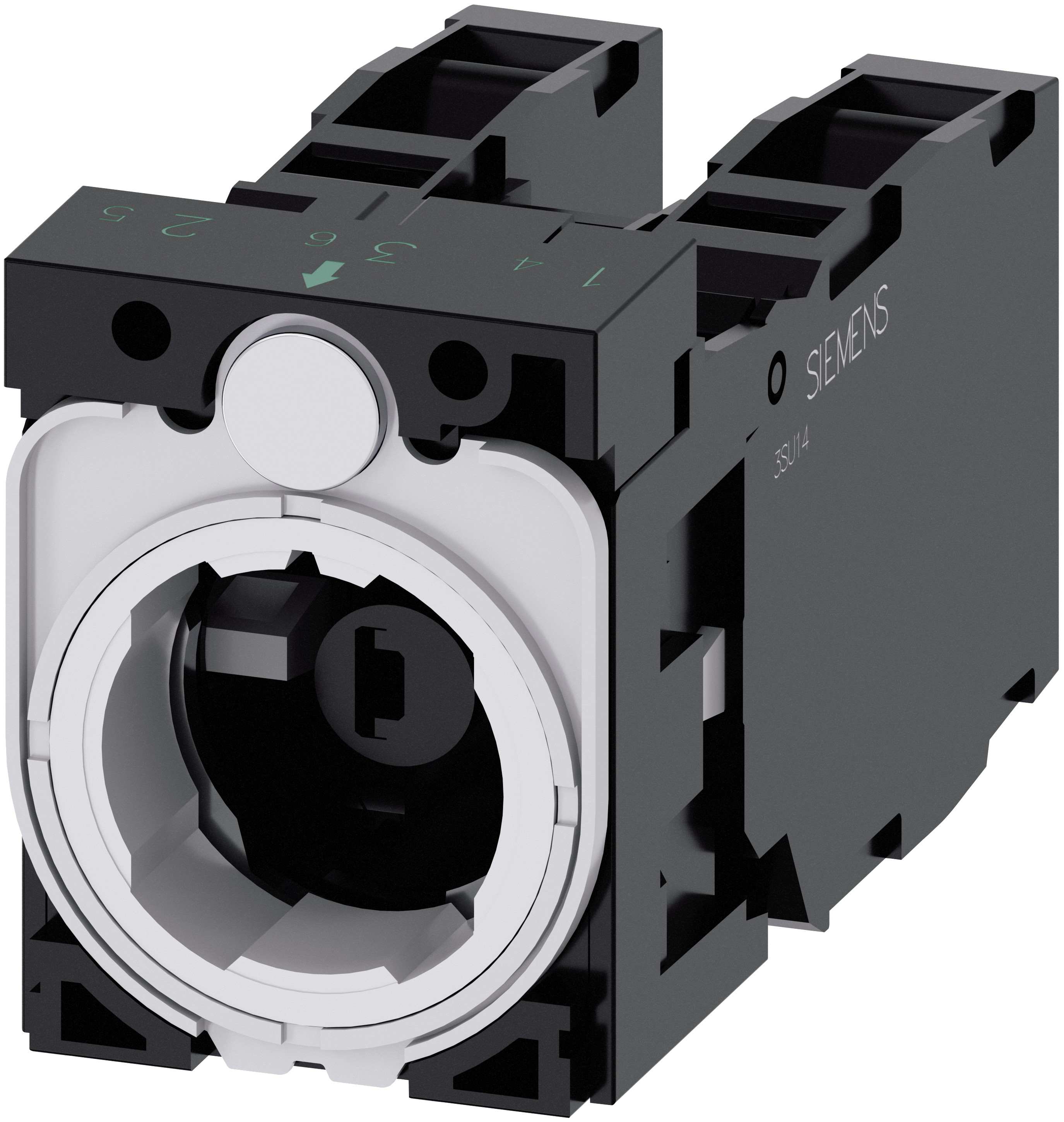 Siemens SIRIUS ACT 3SU15 Series Contact Block, 24V, 6 V, Yellow Light, 2 NO/2 NC