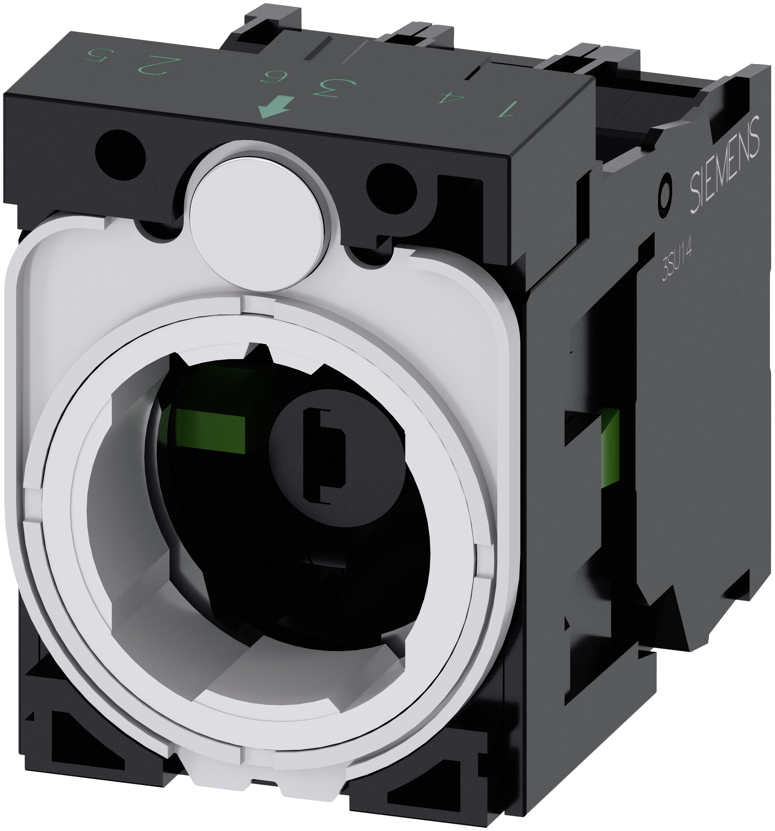 Siemens SIRIUS ACT 3SU15 Series Contact & Light Block, 24V ac/dc, Blue Light, 1 NO/1 NC