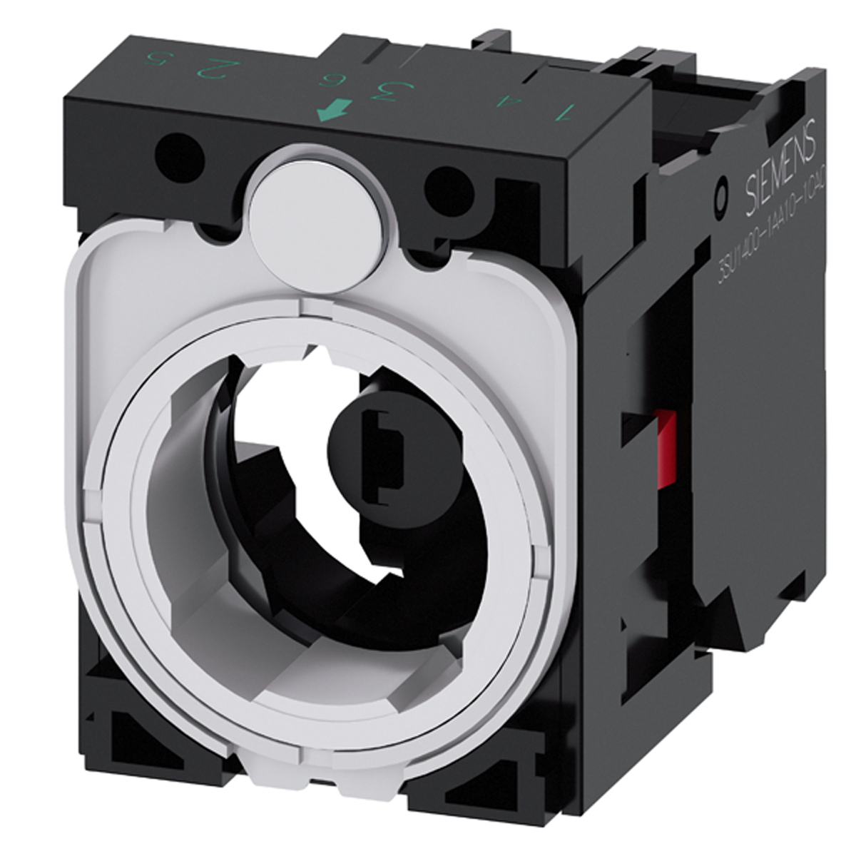 Siemens SIRIUS ACT 3SU15 Series Contact & Light Block, 24V ac/dc, White Light, 1 NC