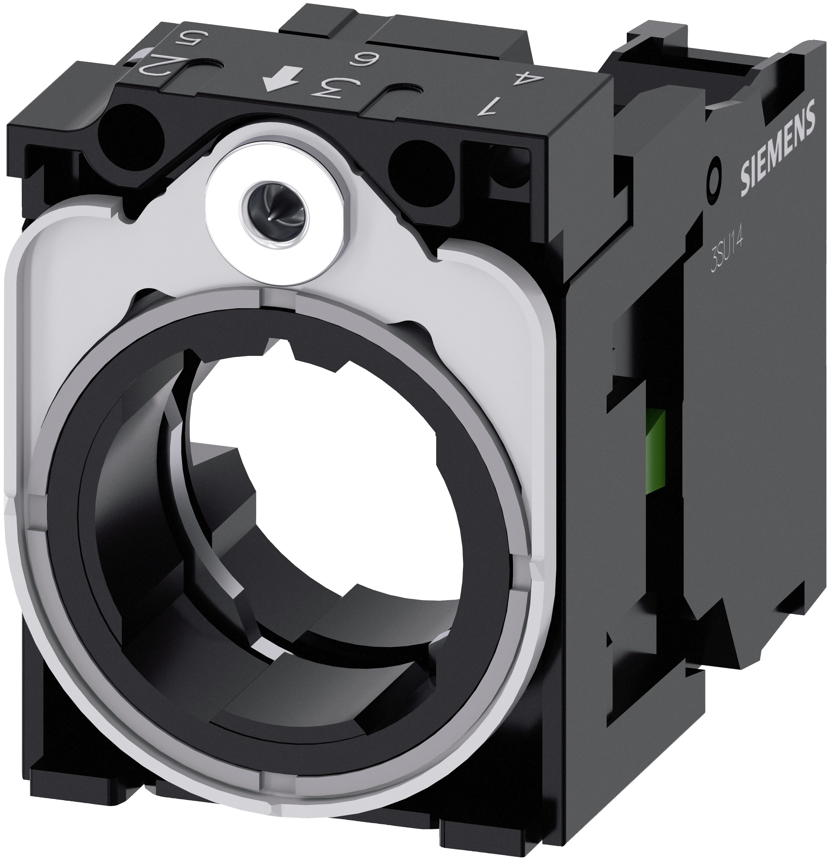 Siemens SIRIUS ACT 3SU15 Series Contact Block, 500V ac/dc, 1 NO