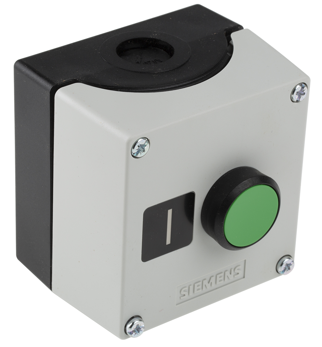 3su1801-0ab00-2ab1 Siemens Push Button Control Station - SPST, Plastic, Green, I, IP67, IP69, IP66