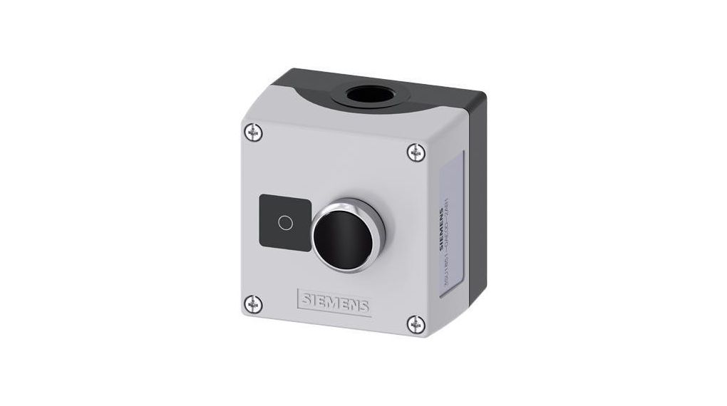 Siemens Grey Plastic 3SU1801 Control Station Enclosure - 22 mm Diameter