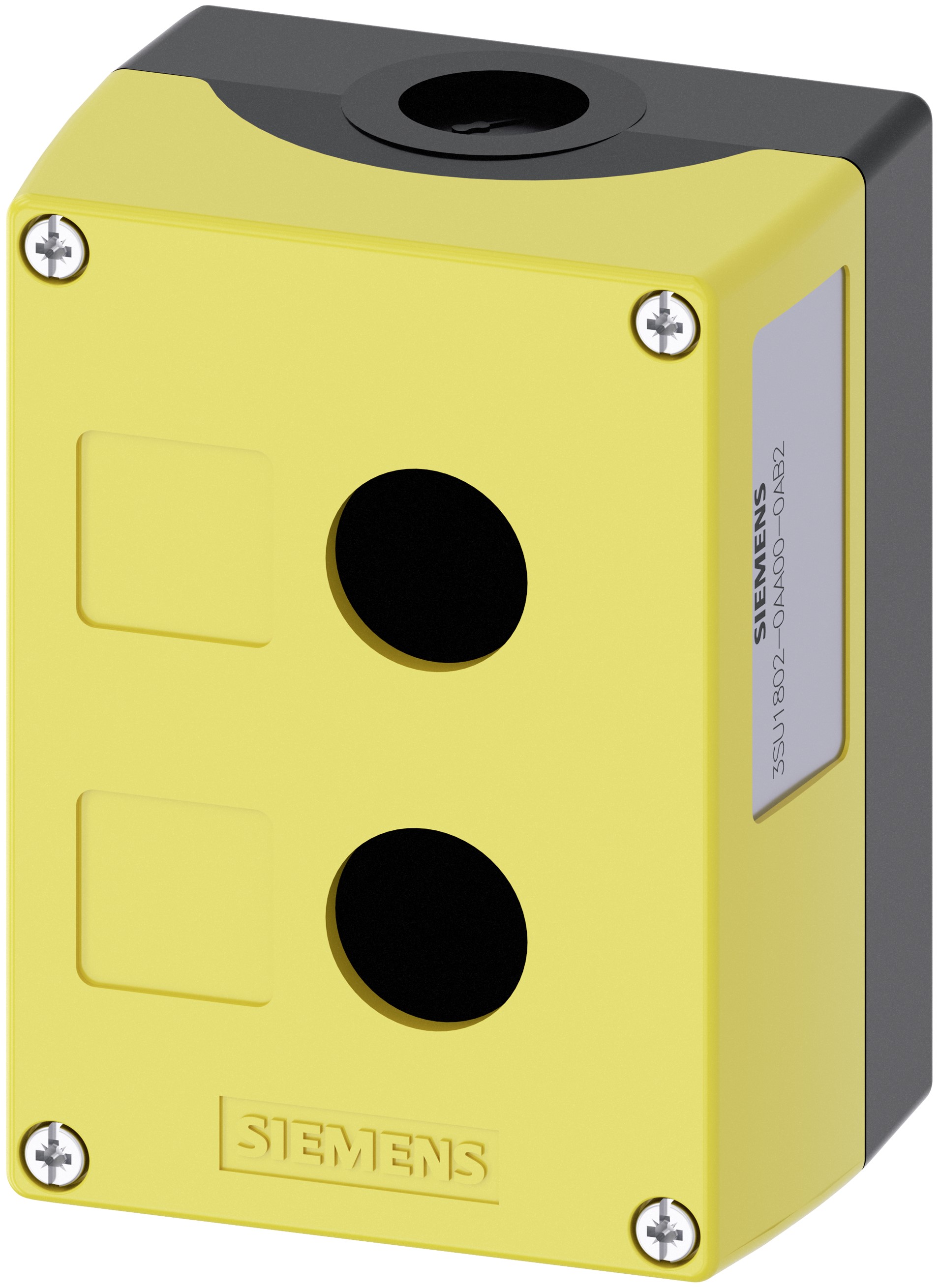Siemens Yellow Plastic SIRIUS ACT 3SU18 Push Button Enclosure - 22 mm Diameter