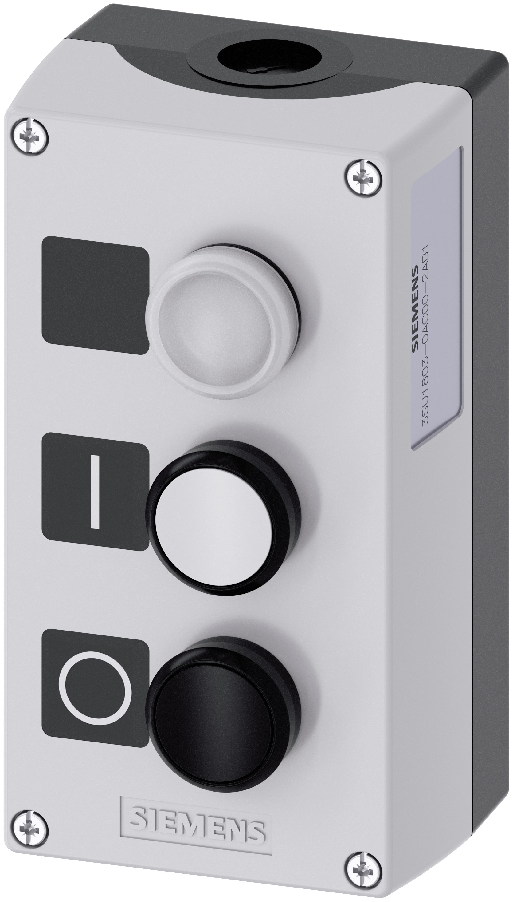 Siemens Control Station Switch, Plastic, Black, White, IP67, IP69, IP66