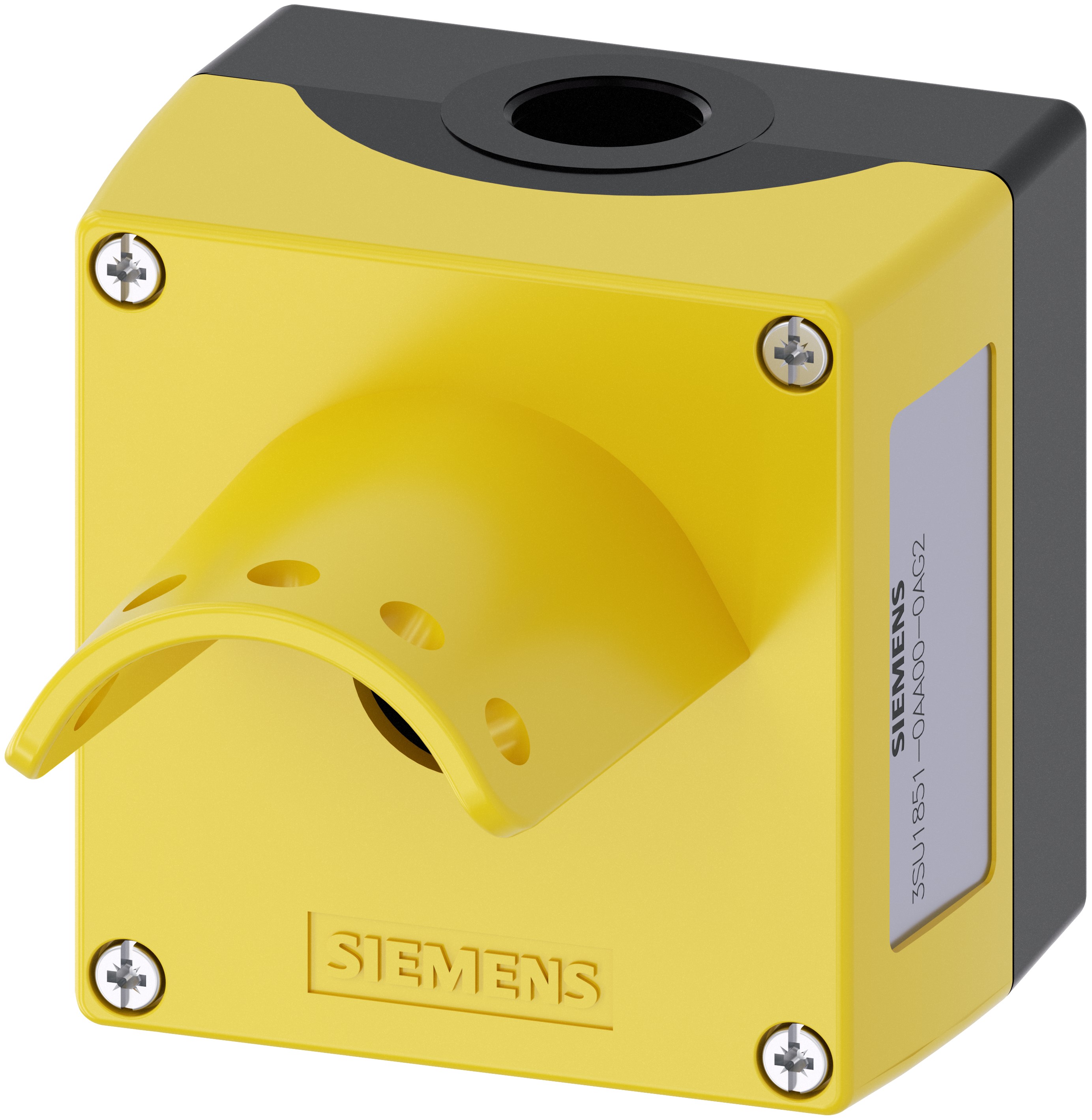 Siemens Yellow Metal SIRIUS ACT 3SU18 Push Button Enclosure - 22 mm Diameter