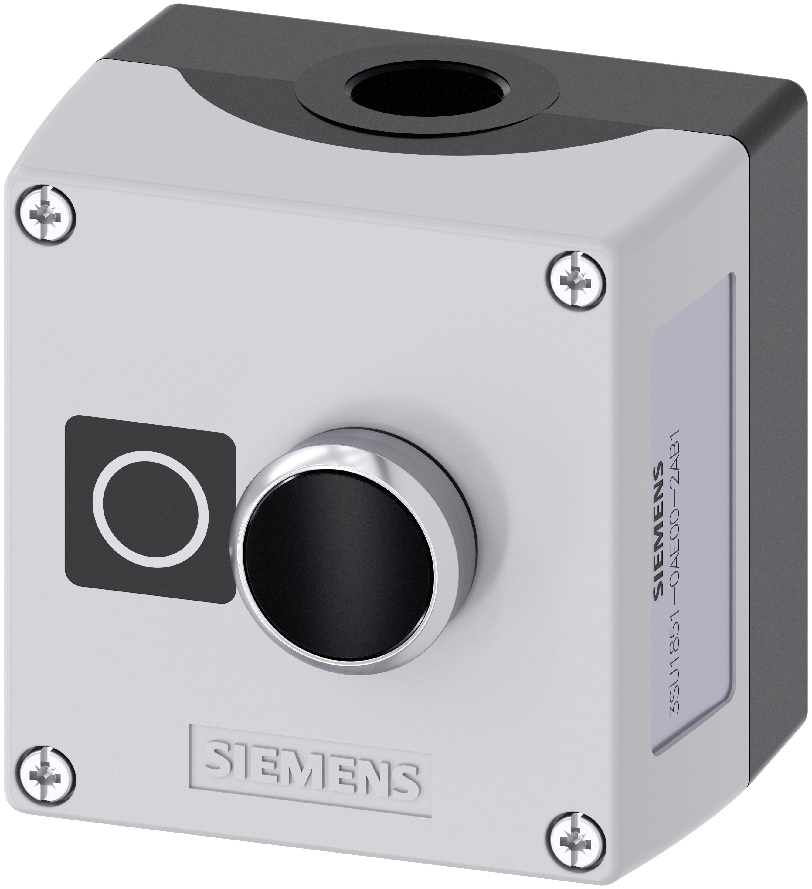 Siemens Control Station Switch, Metal, Black, O, IP66, IP67, IP69