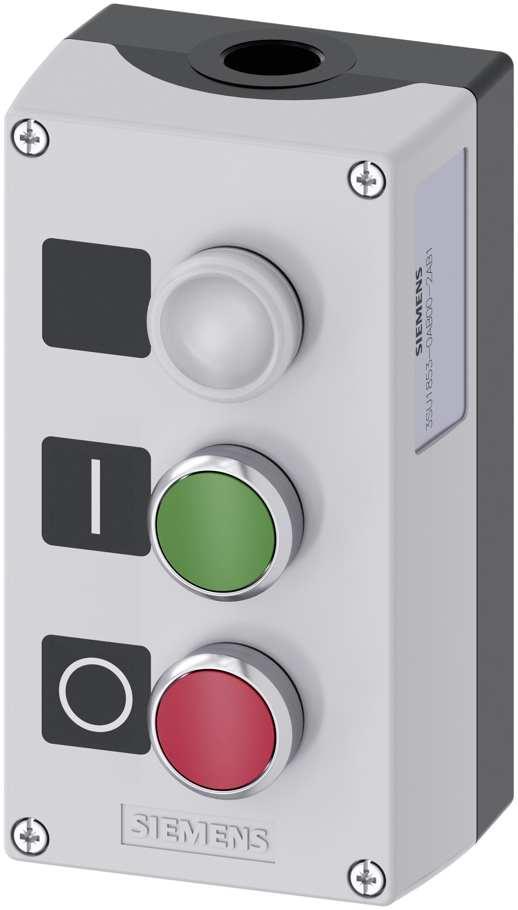 Siemens Control Station Switch, Metal, White, Green, Red, IP69, IP66, IP67