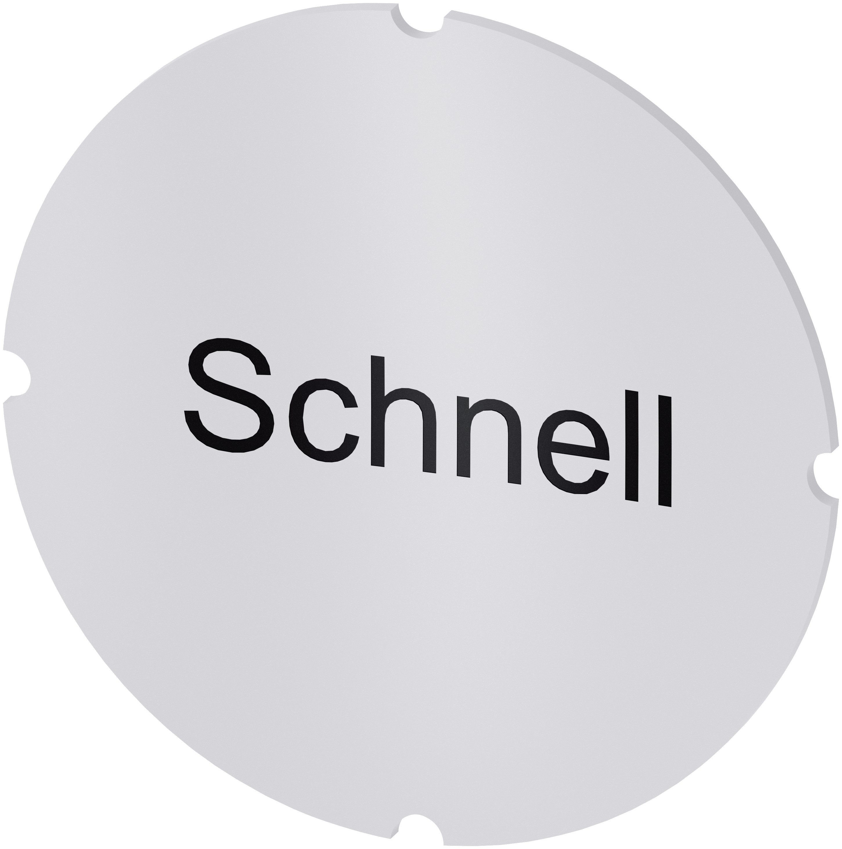 Siemens Insert Label for Use with Illuminated Push Button