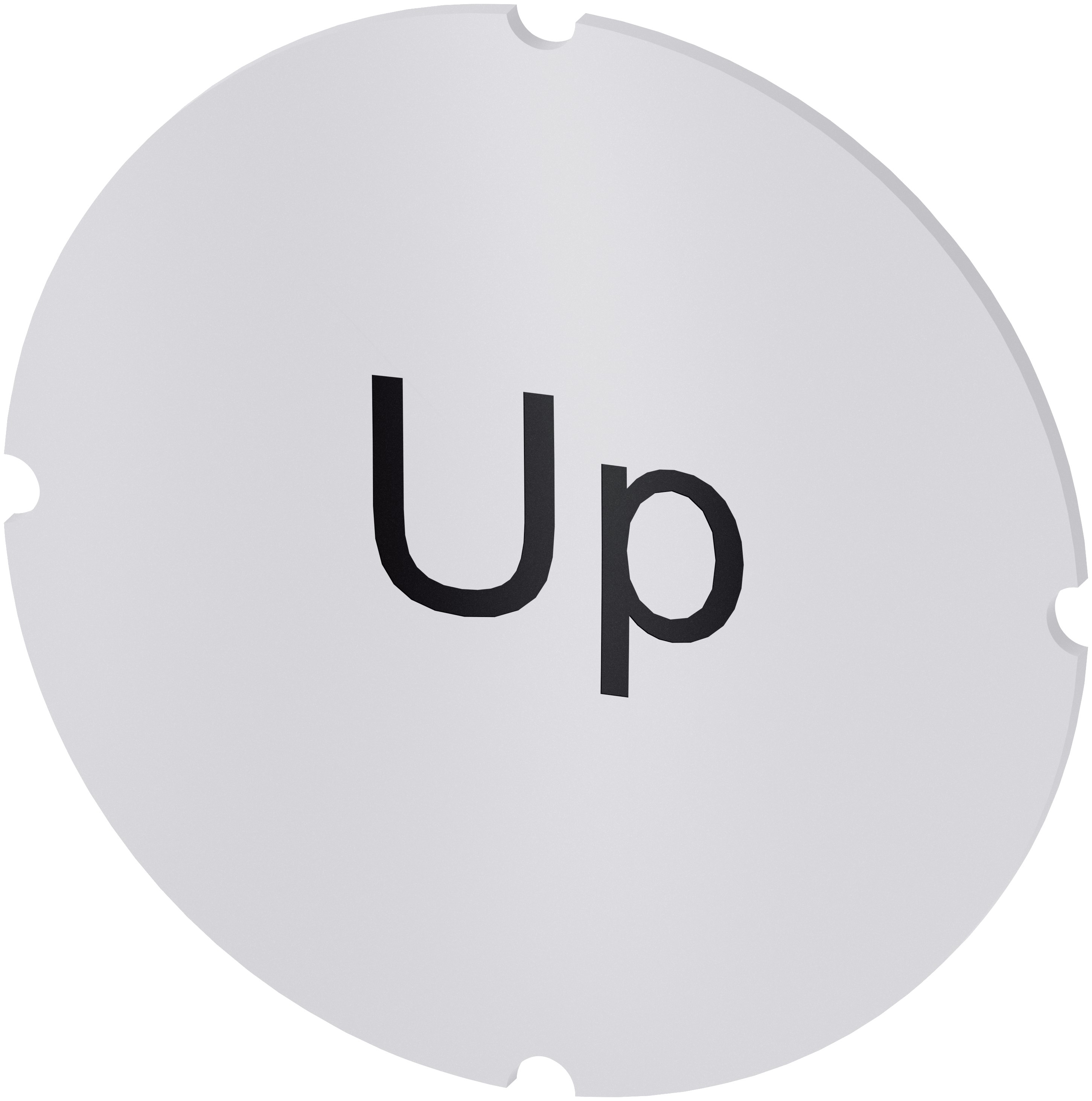 Siemens Insert Label for Use with Illuminated Push Button