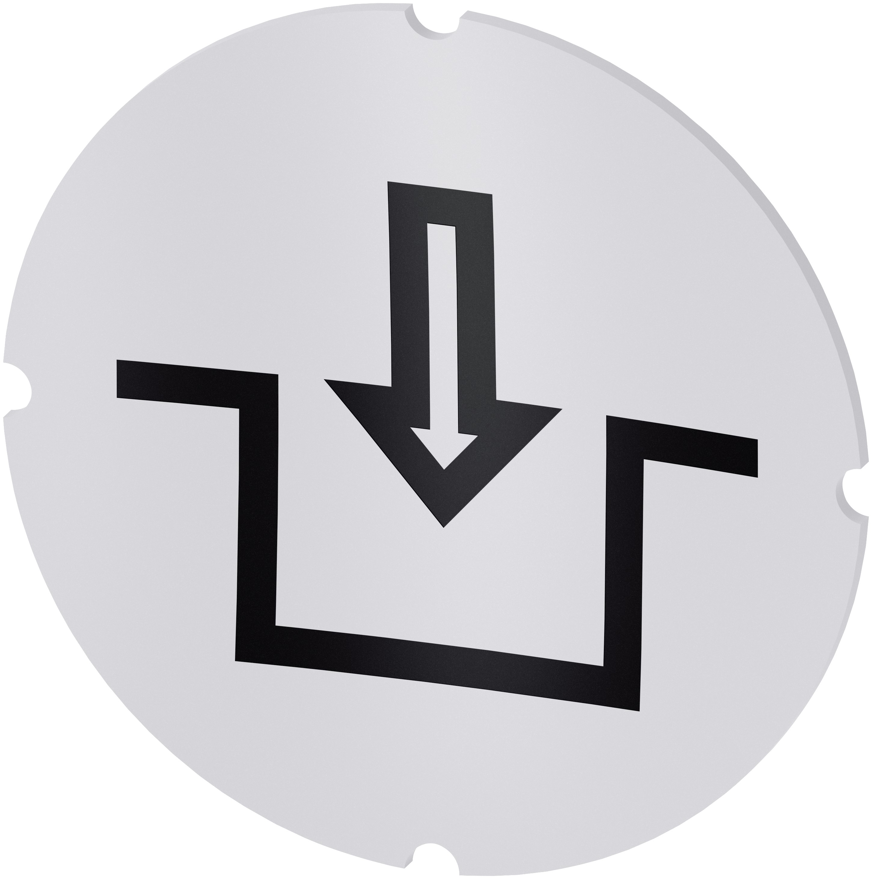 Siemens Insert Label for Use with Illuminated Push Button