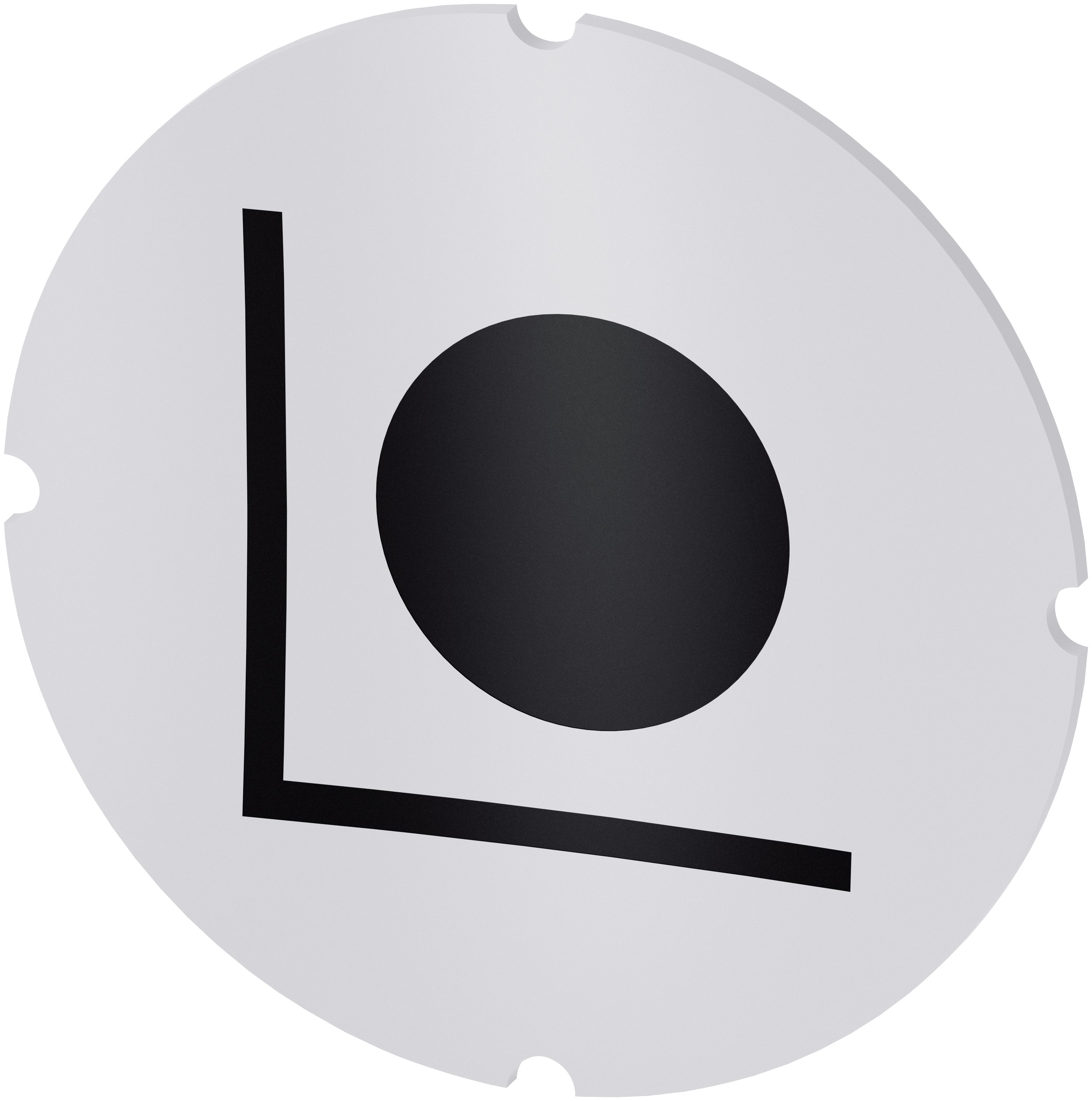 Siemens Insert Label for Use with Illuminated Push Button