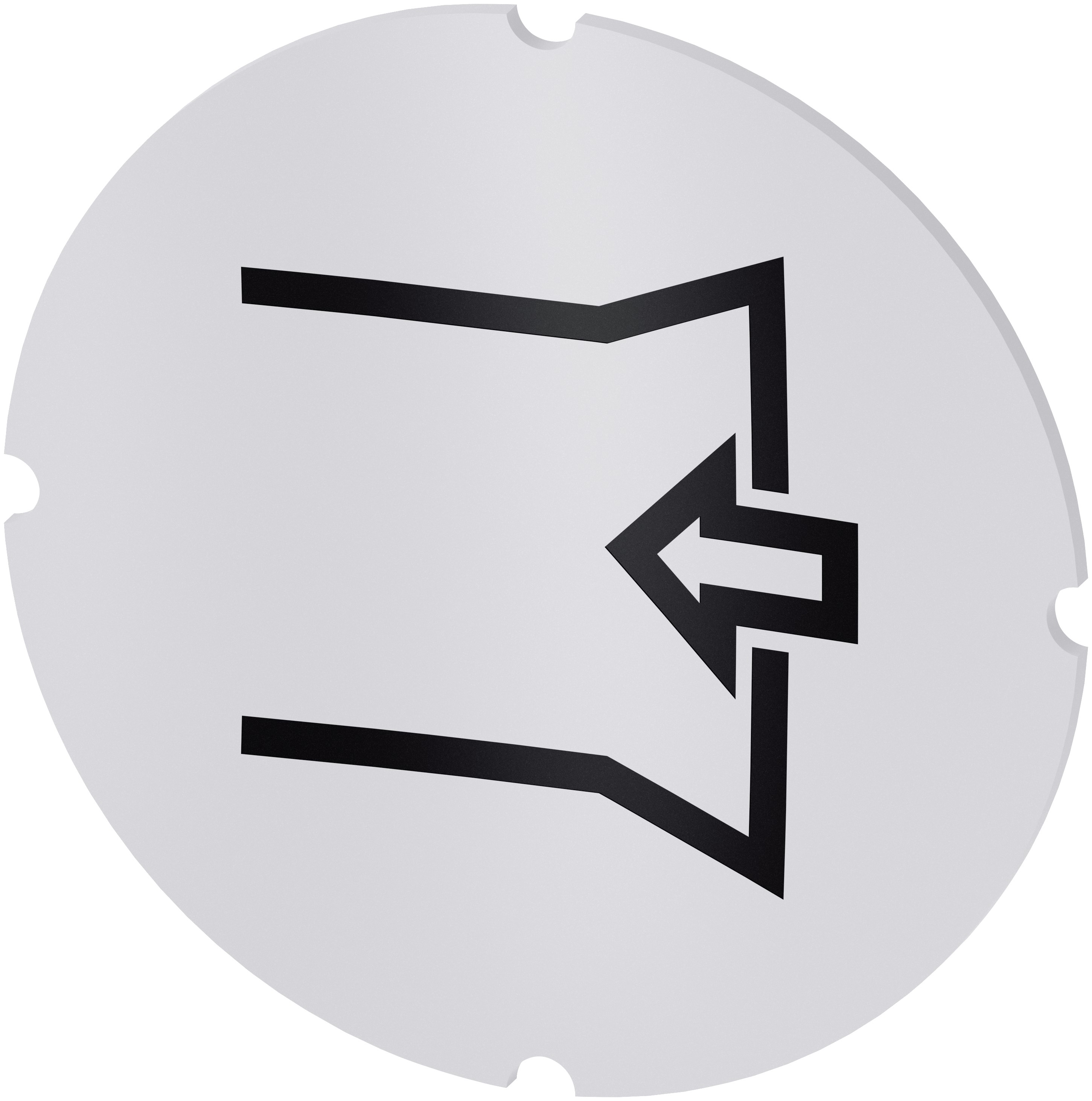 Siemens Insert Label for Use with Illuminated Push Button