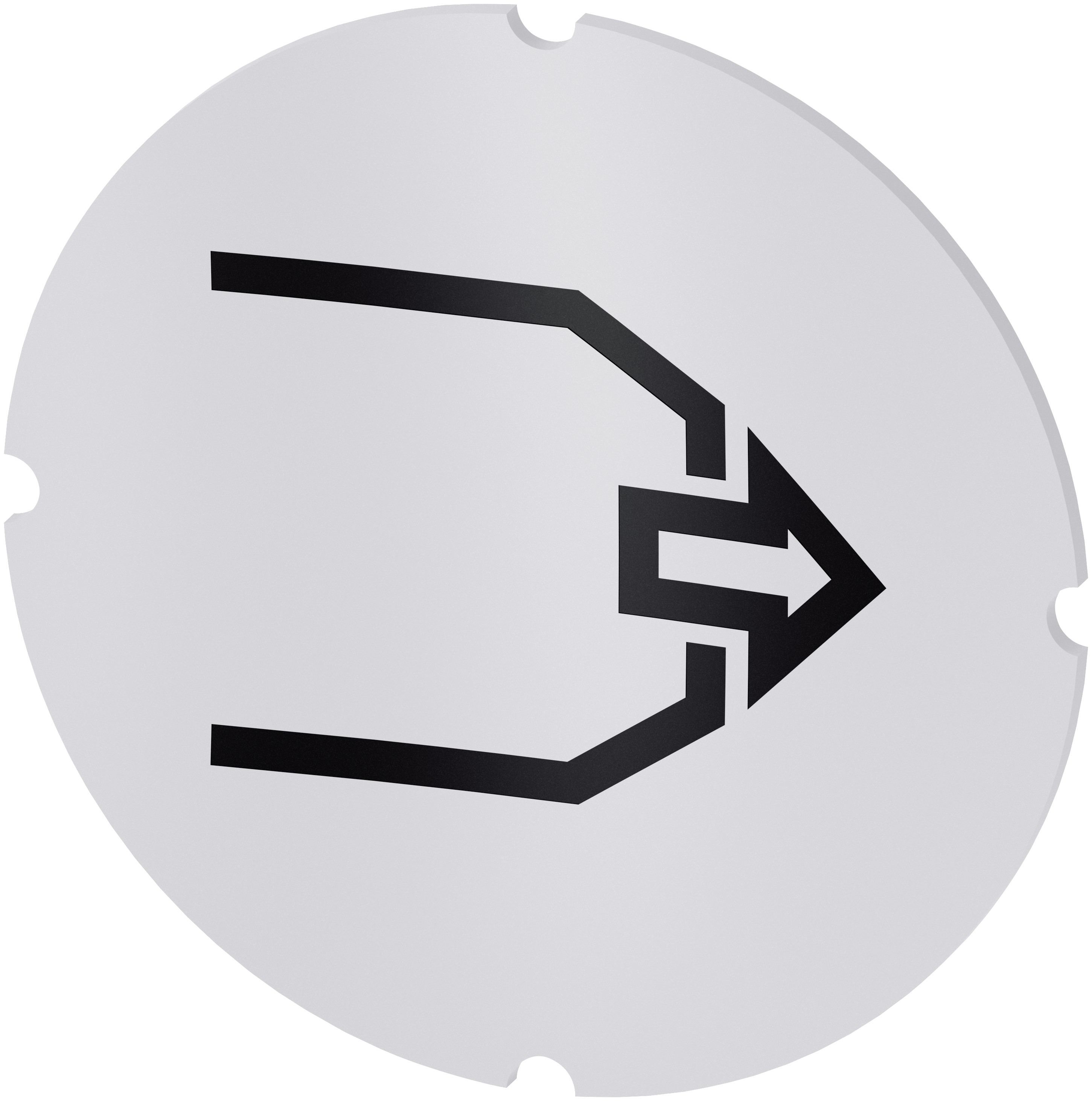 Siemens Insert Label for Use with Illuminated Push Button